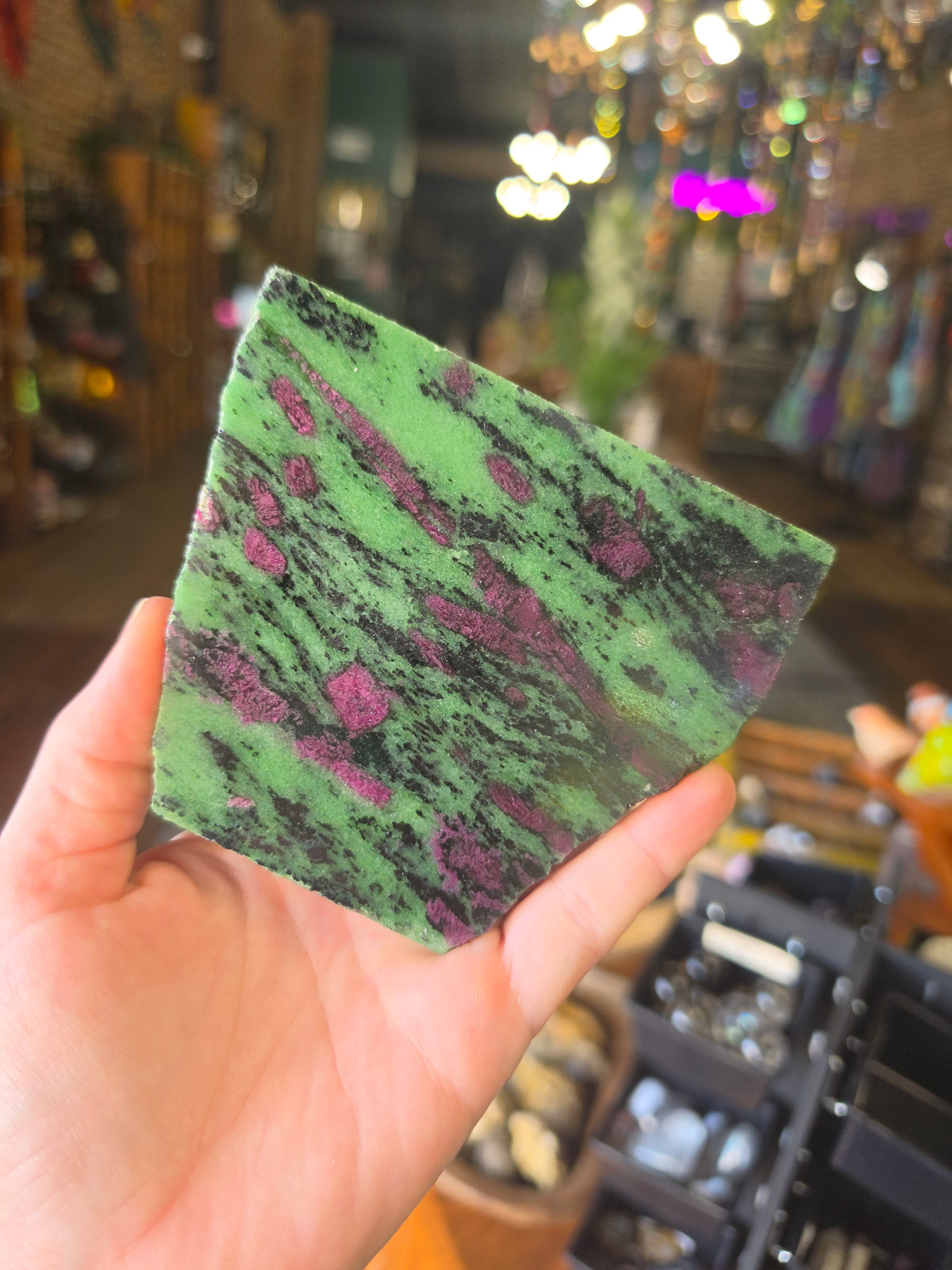 Ruby in Zoisite Slab