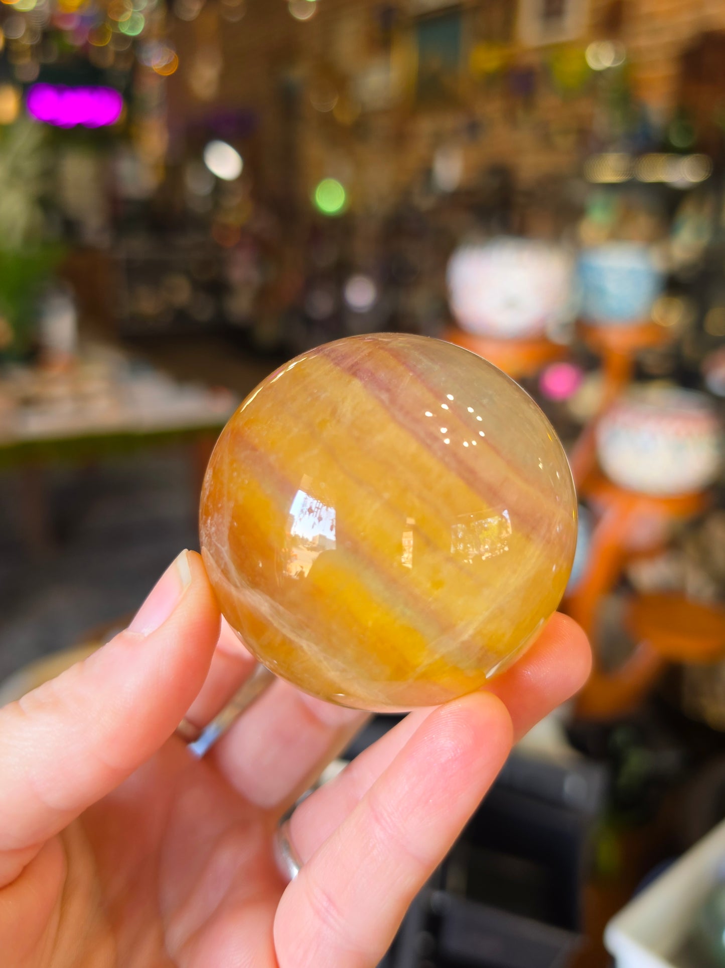 Candy Fluorite Sphere