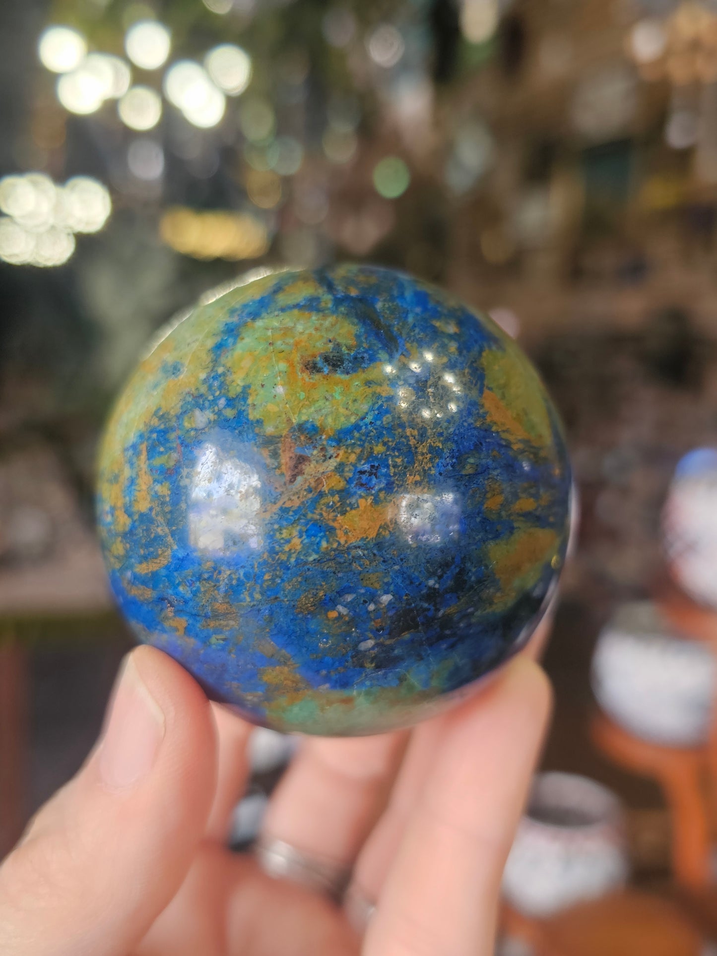 Azurite & Malachite Sphere