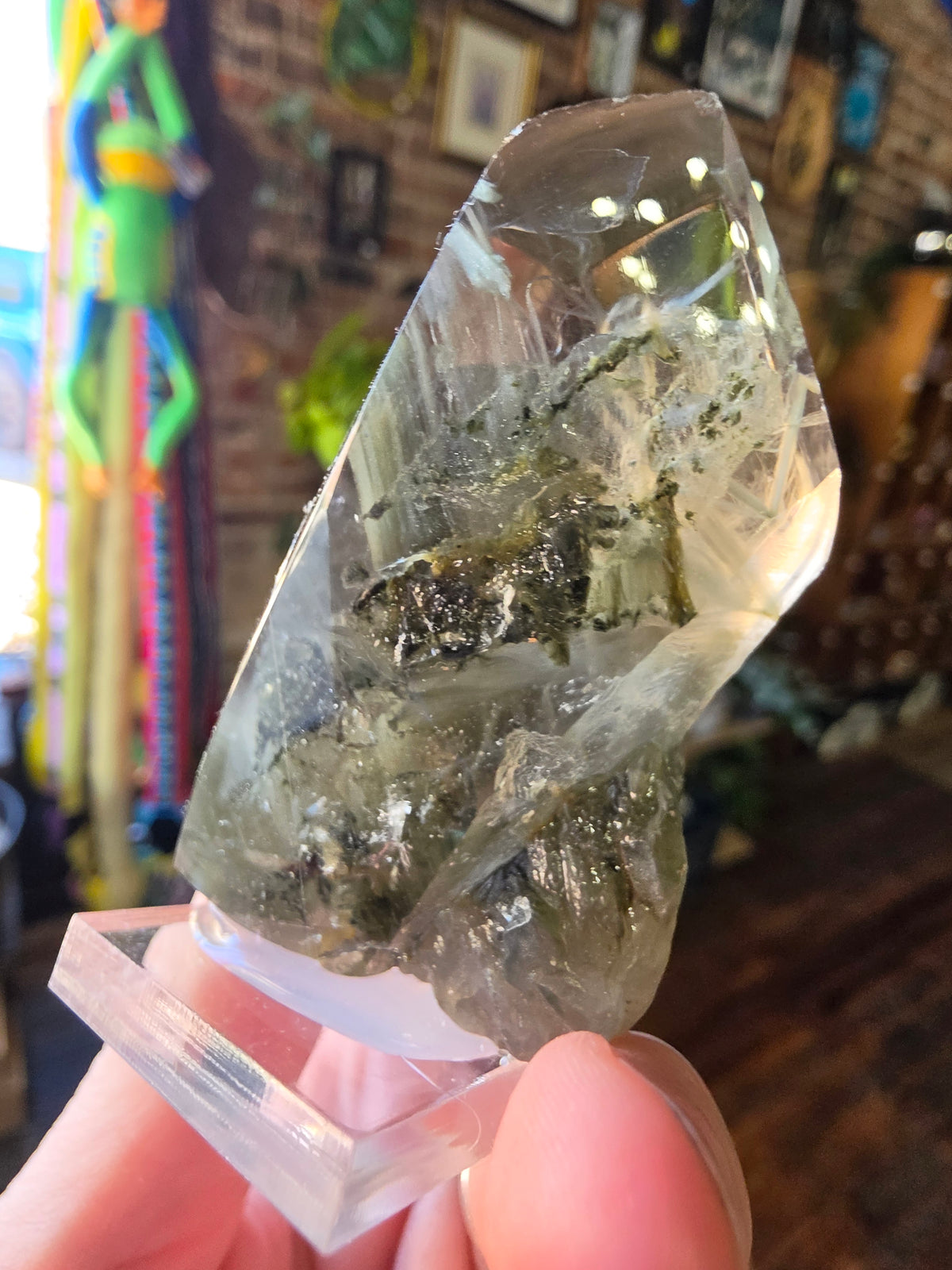 Blue Tera Quartz Polished Point