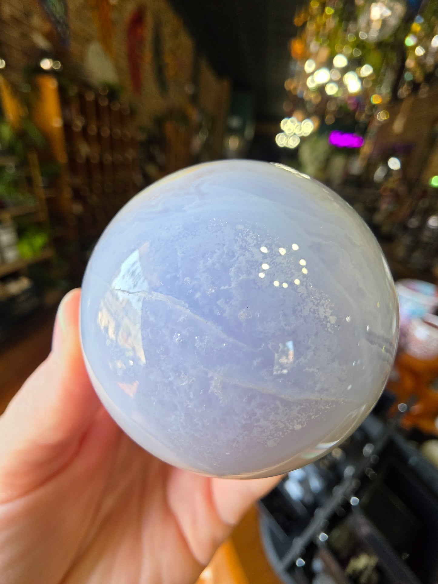 Blue Lace Agate Sphere