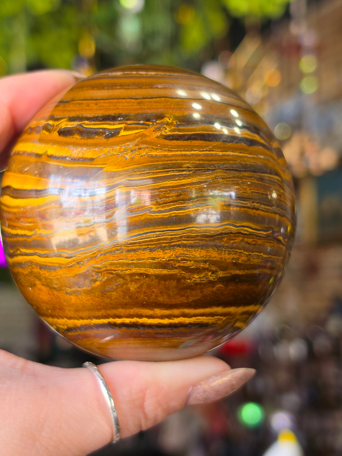 Tiger Iron Sphere
