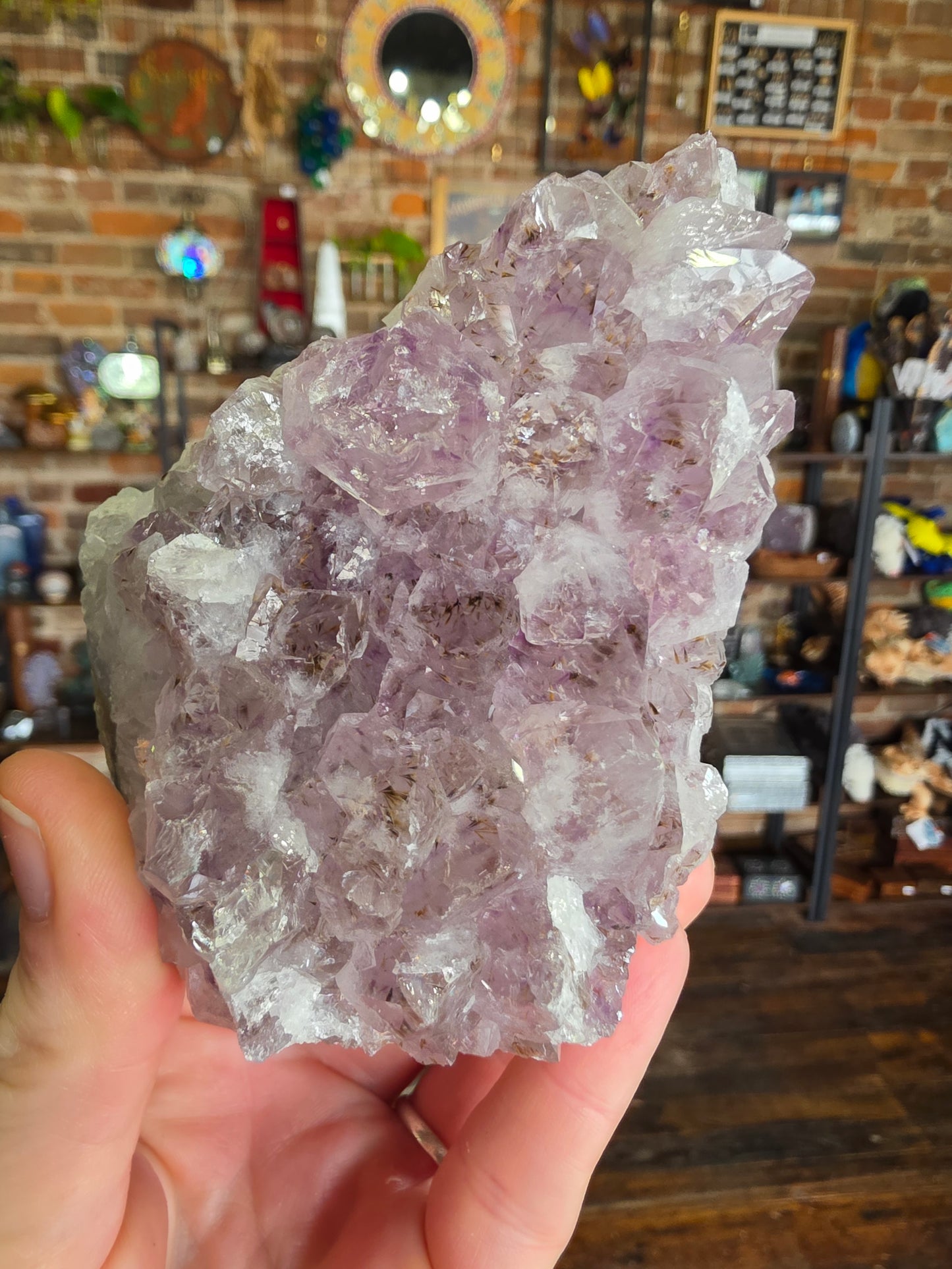 Included Amethyst Cluster