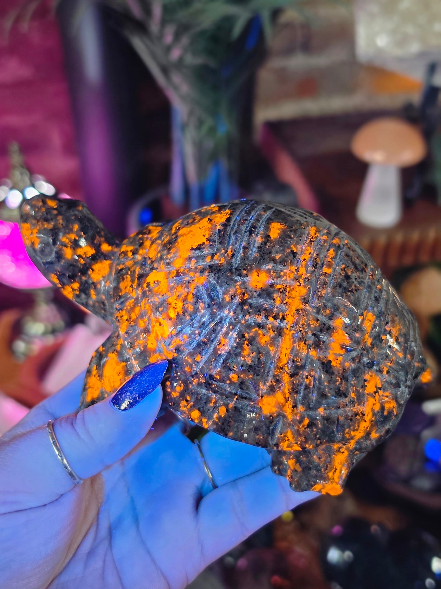 Yooperlite Carved Turtle