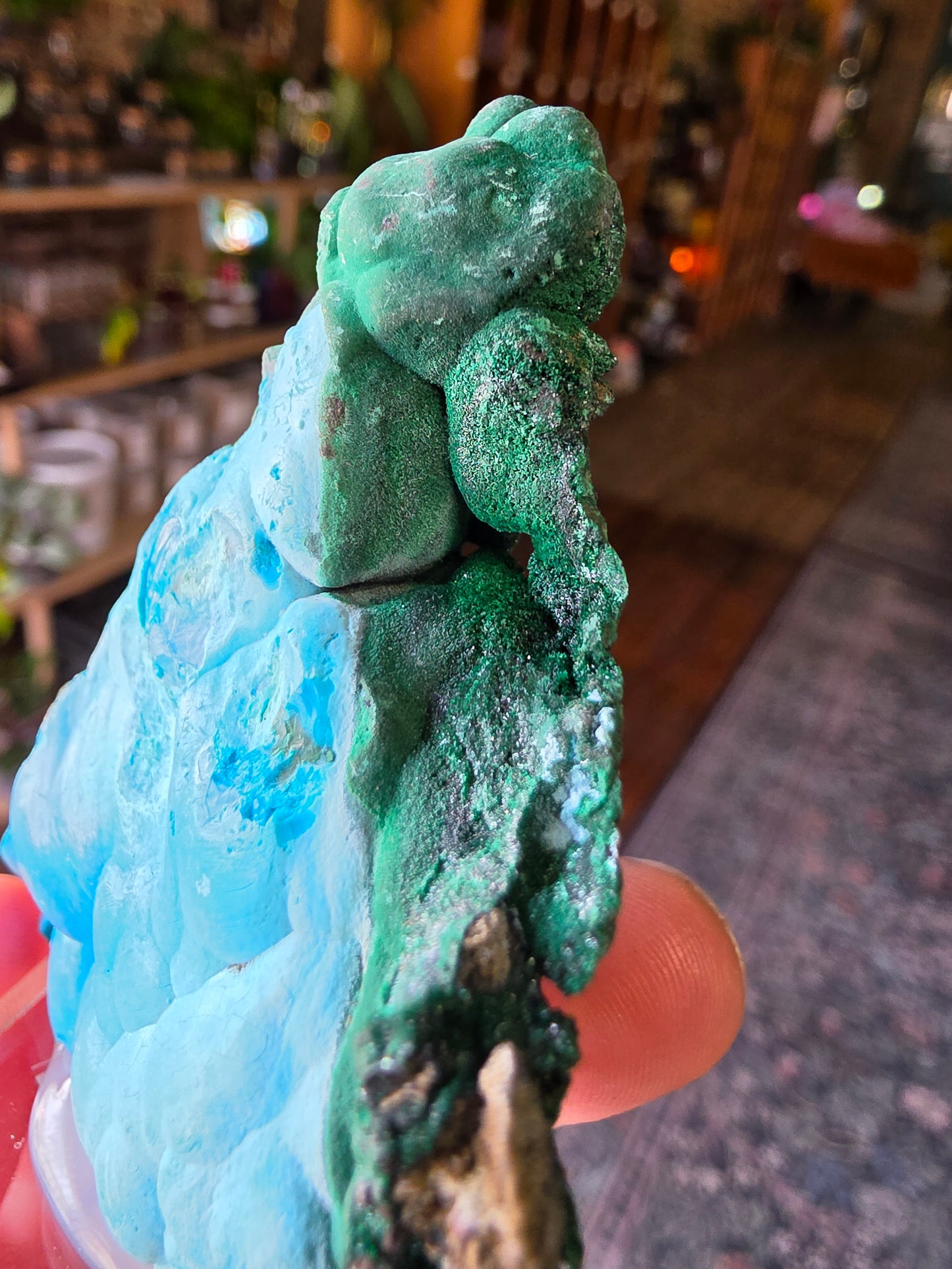 Chrysocolla and Malachite