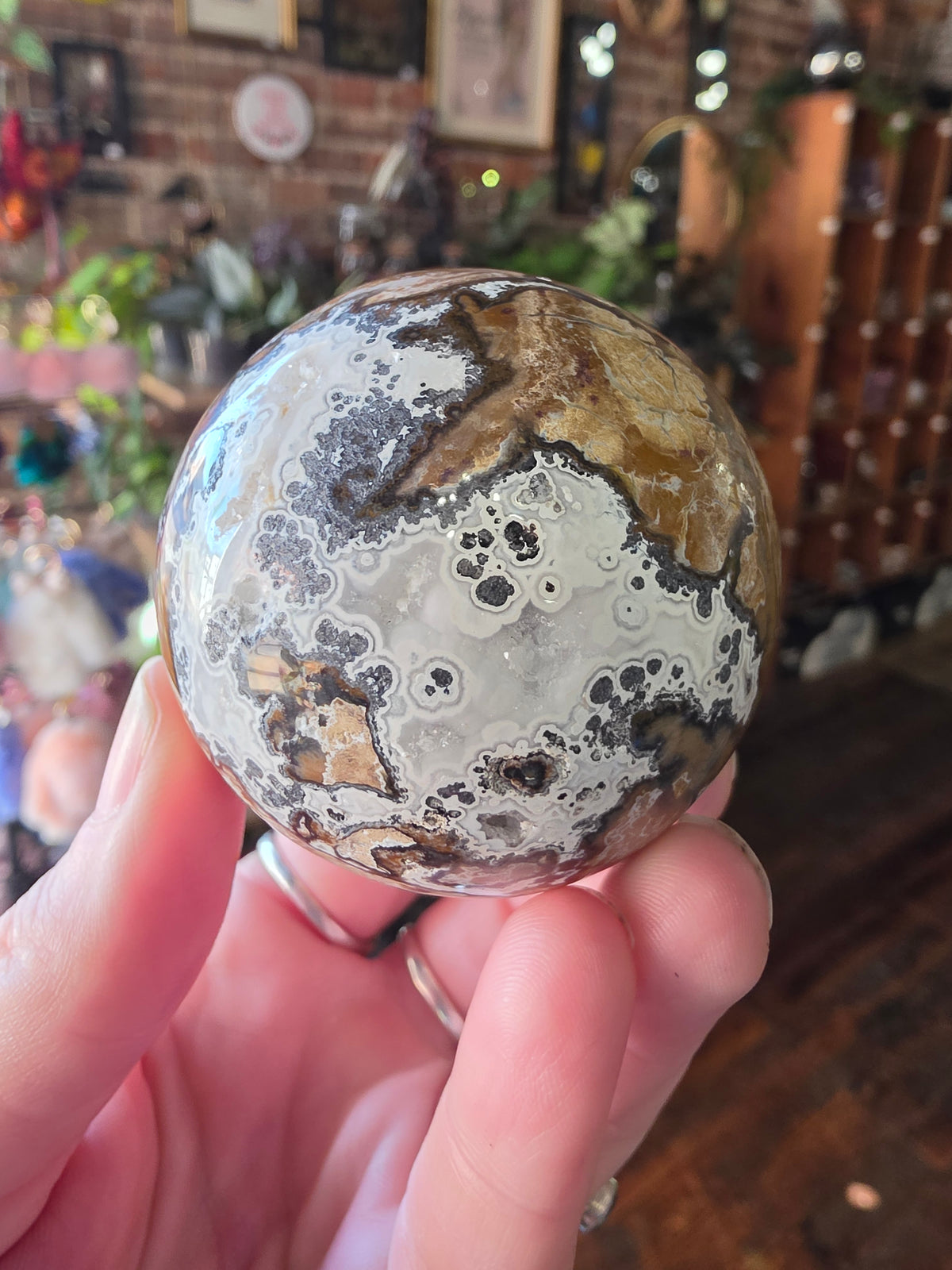 Canyon Jasper (Brecciated Jasper) Sphere