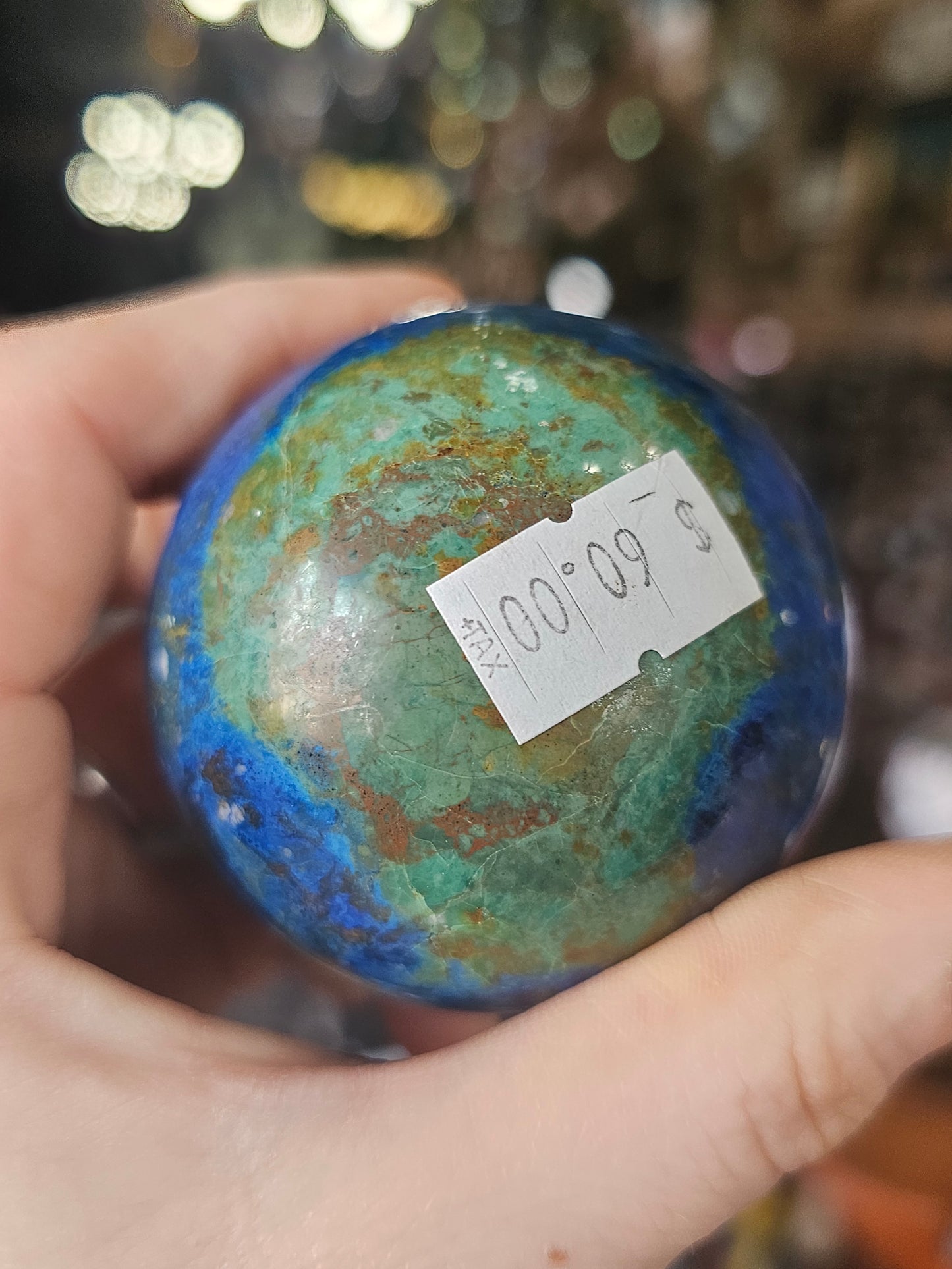 Azurite & Malachite Sphere