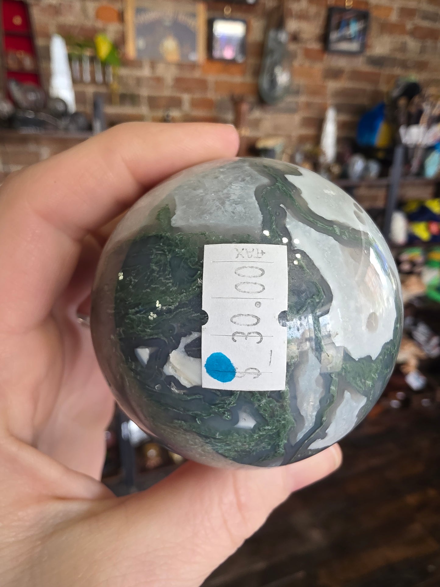 Moss Agate Sphere