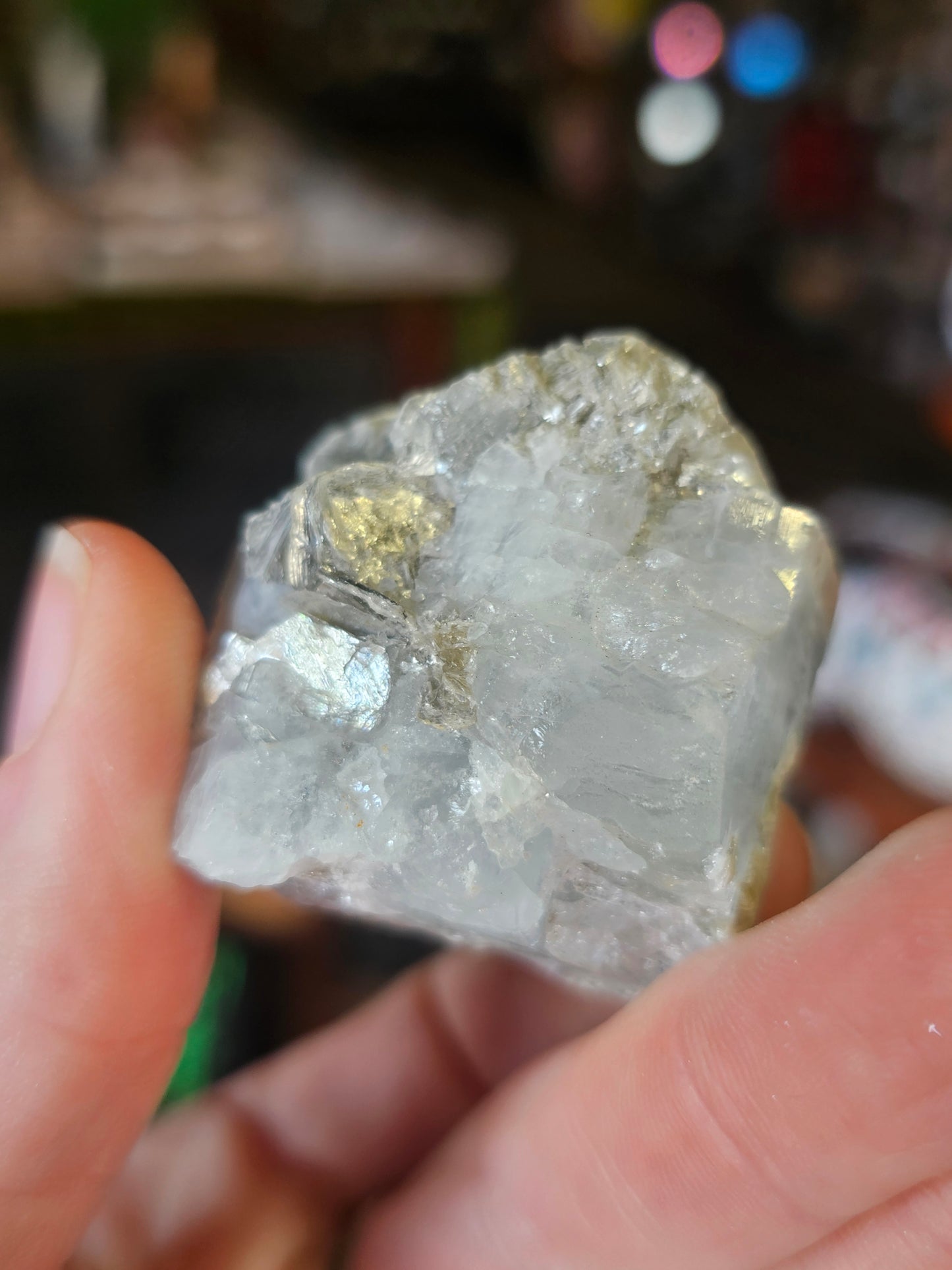Muscovite on Aquamarine