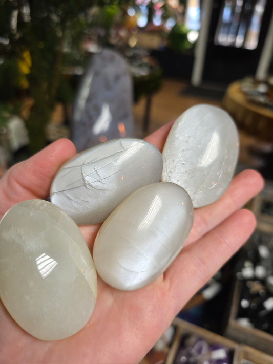Pearly Moonstone Palmstone