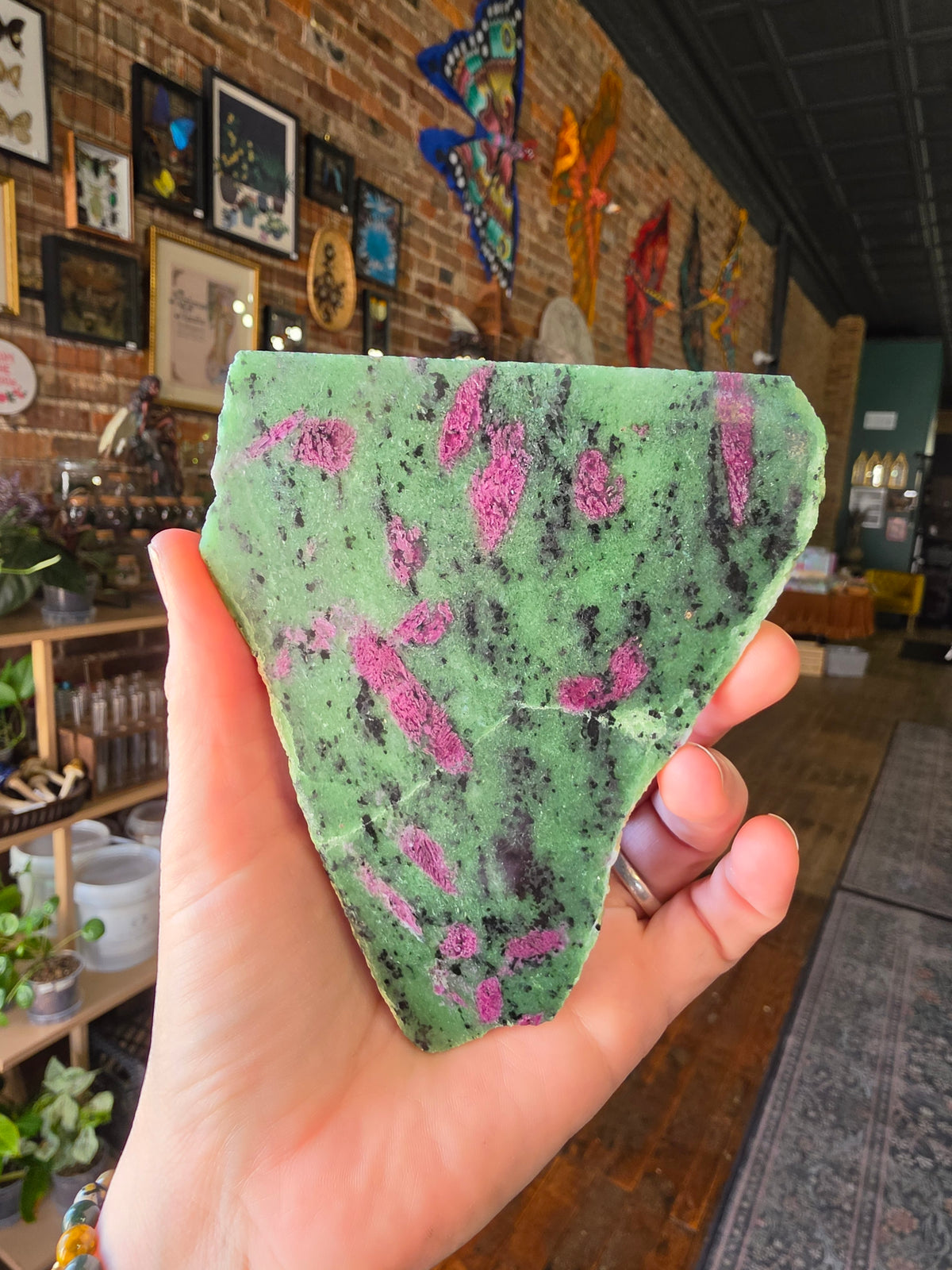 Ruby in Zoisite Slab