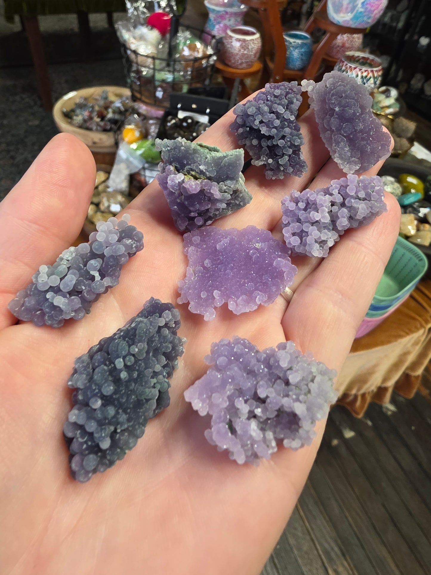Grape agate