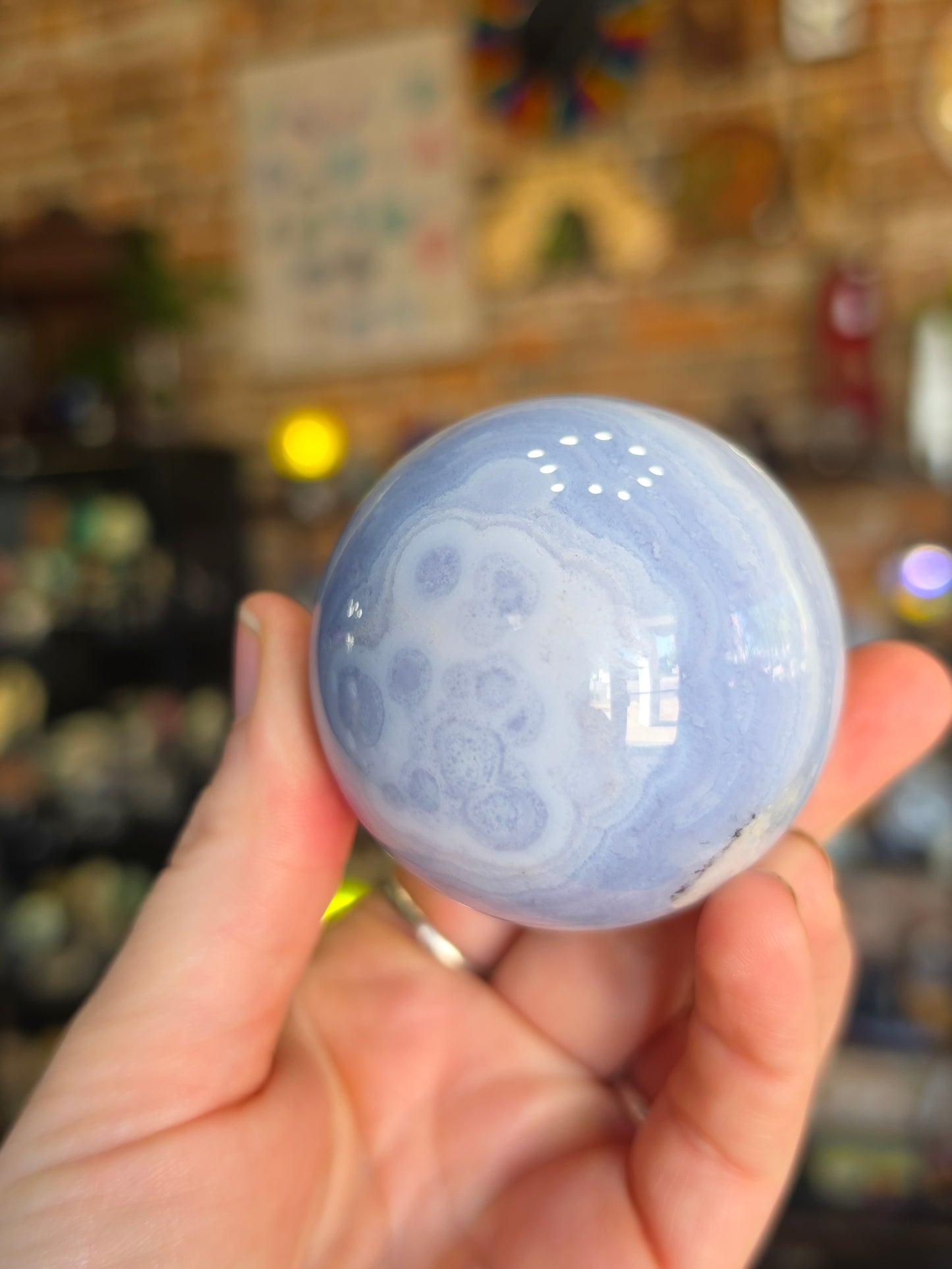 Blue Lace Agate Sphere