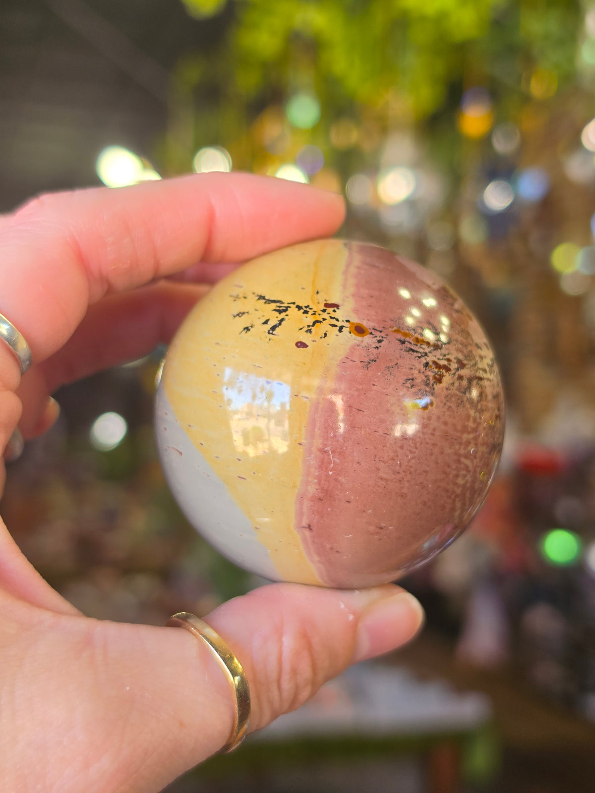 Dendritic Jasper Sphere