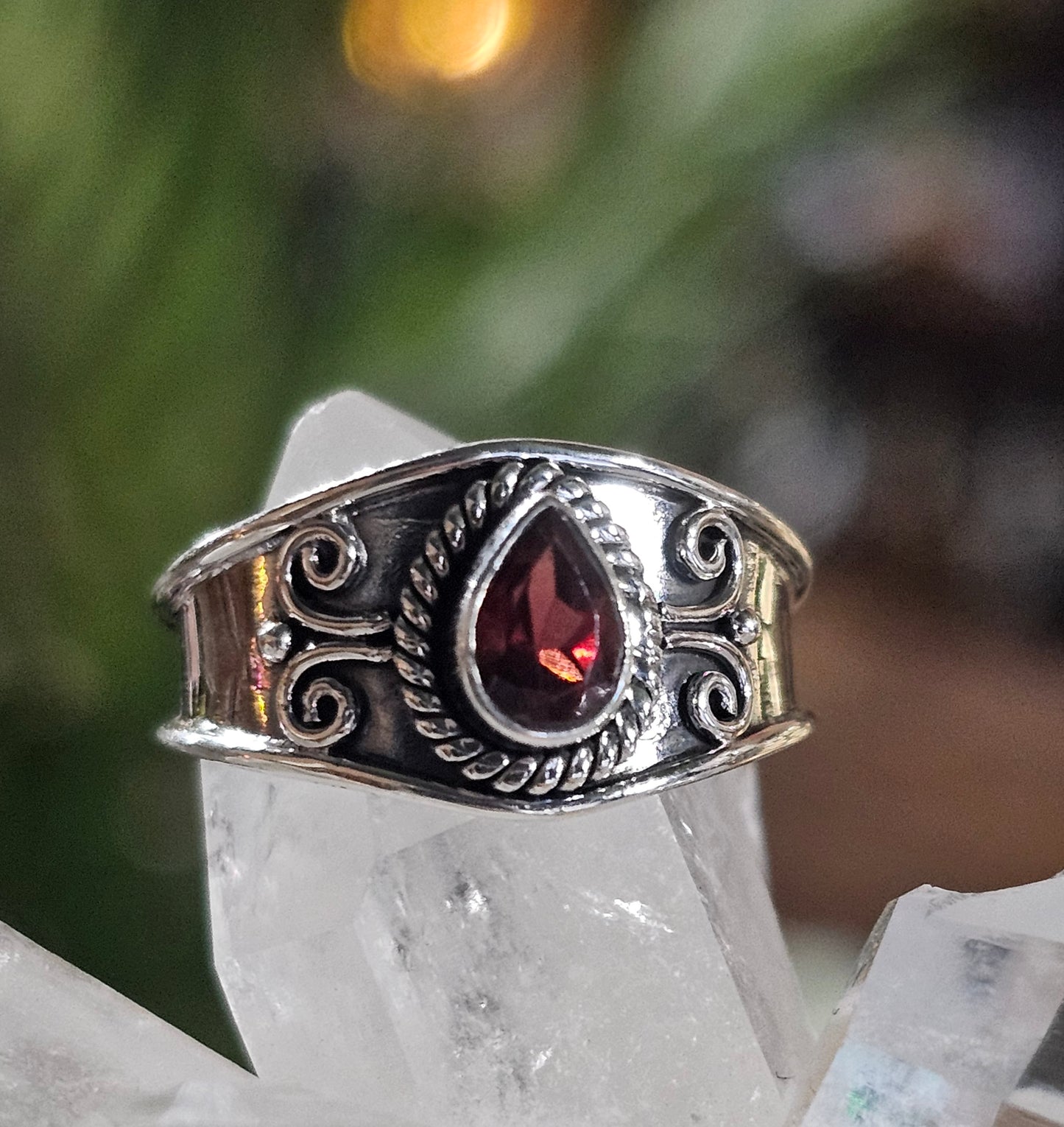 Size 6.5 Garnet Ring