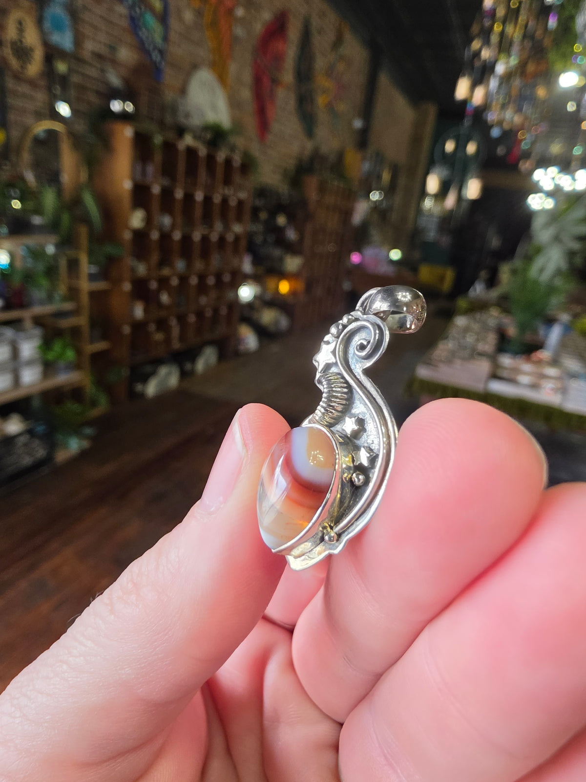 Sardonyx Agate Pendant