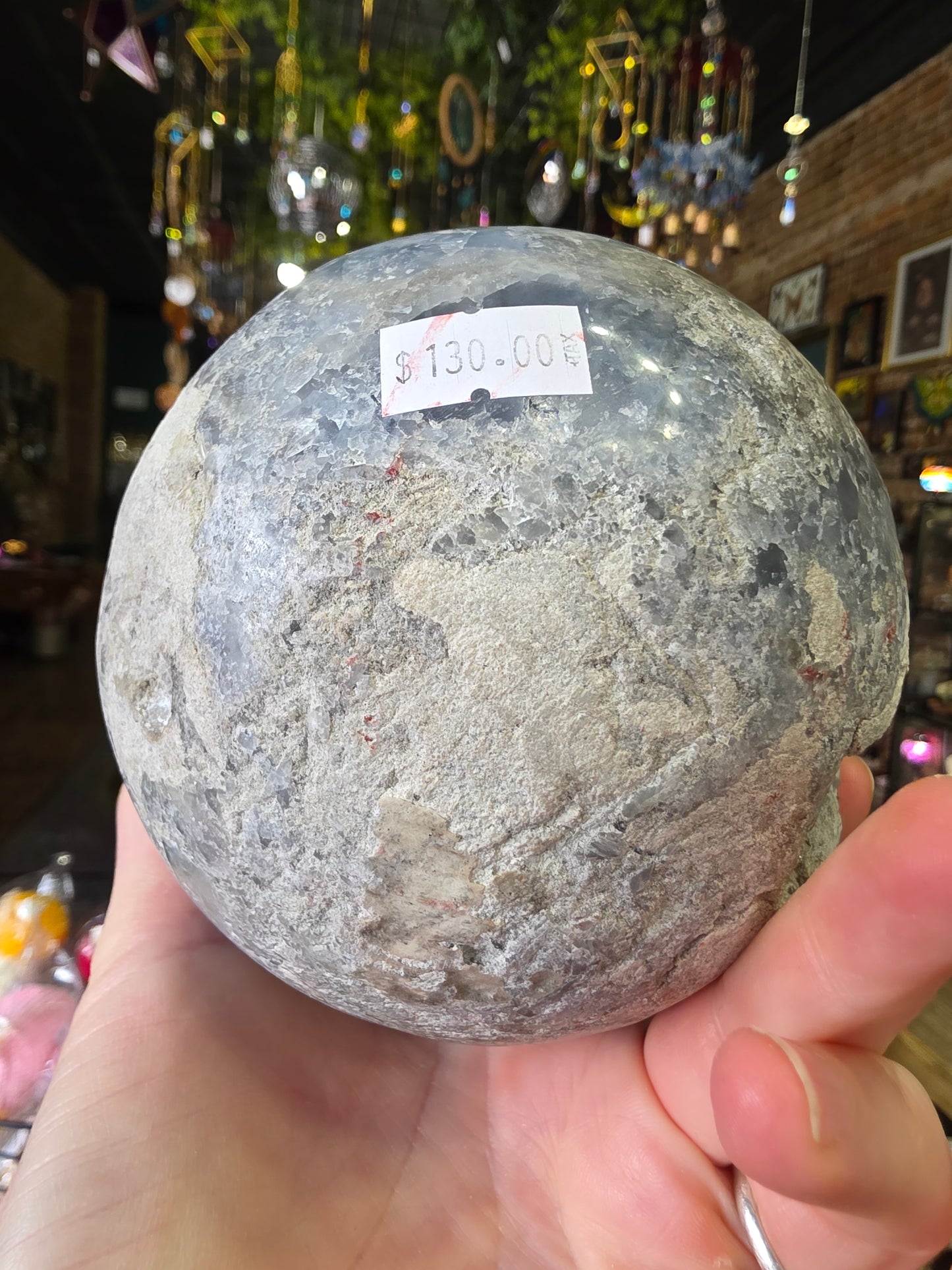 Celestite Cluster Sphere