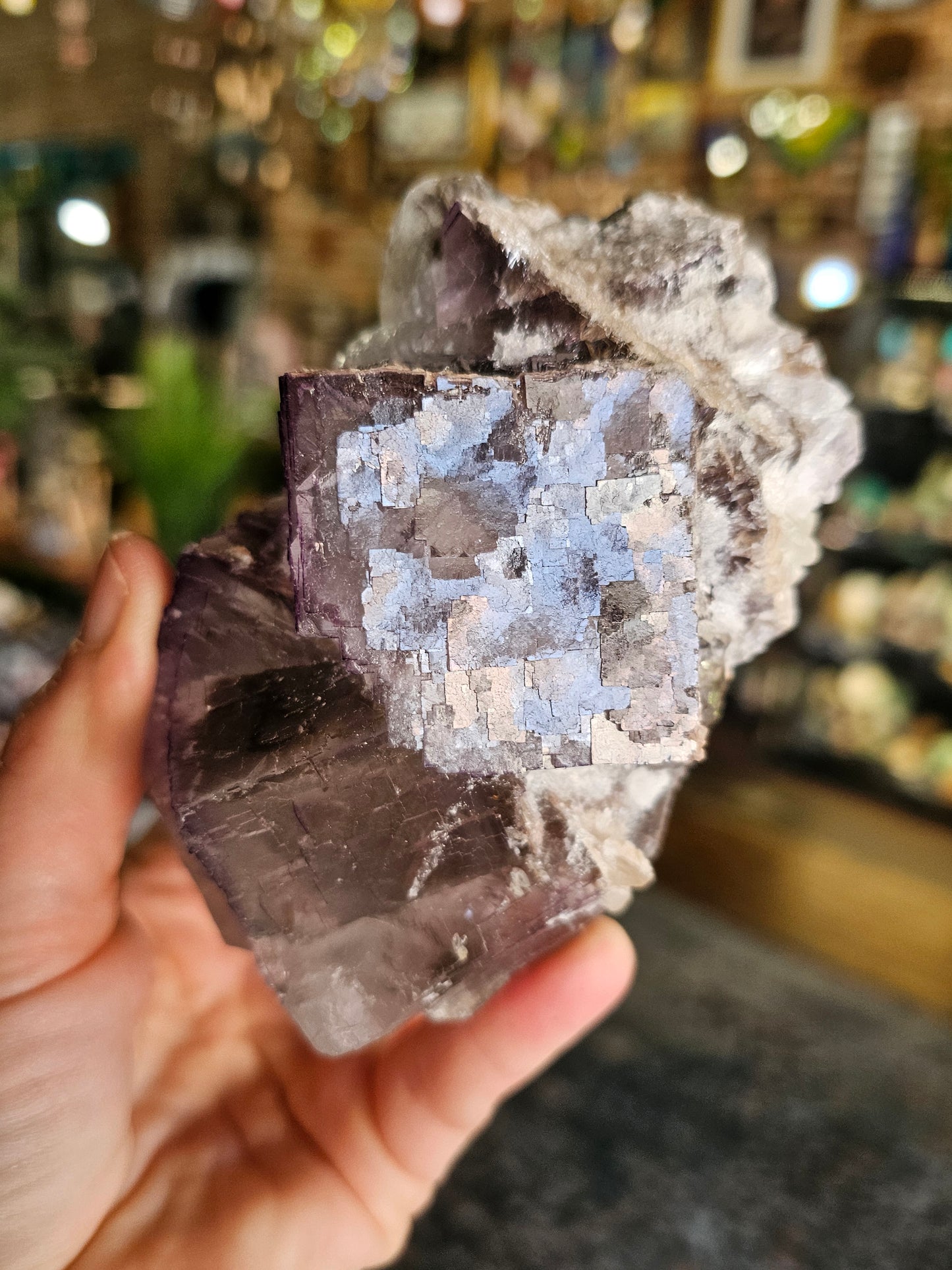 Purple Cubic Fluorite