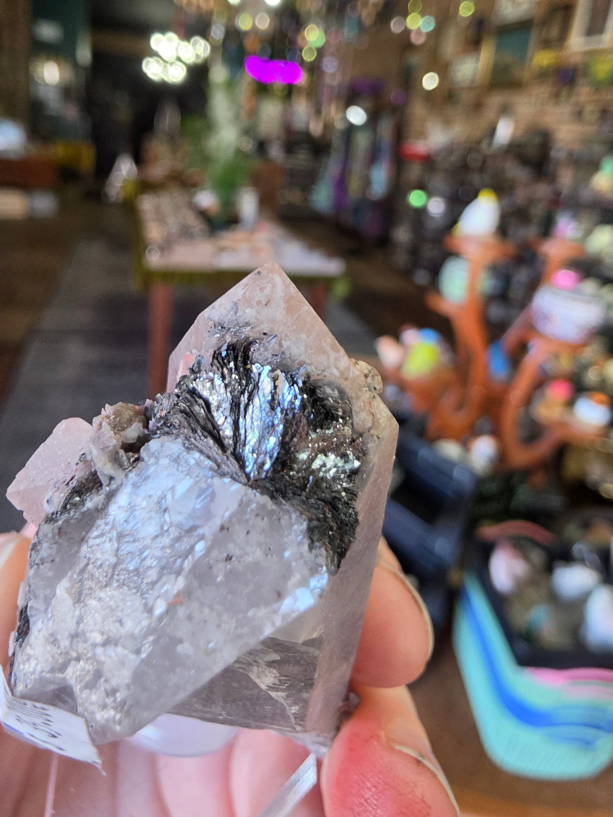 Specular Hematite on Quartz