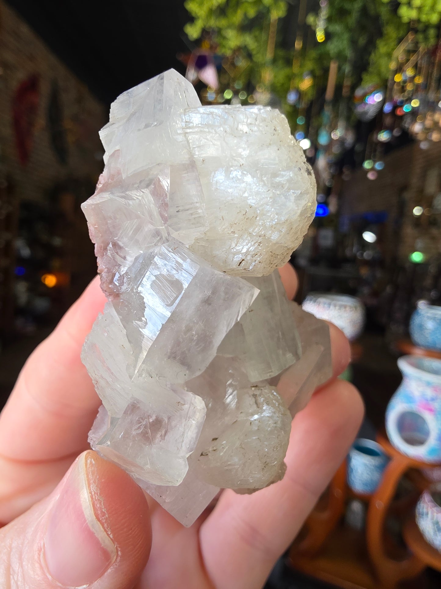 Stilbite on Apophyllite