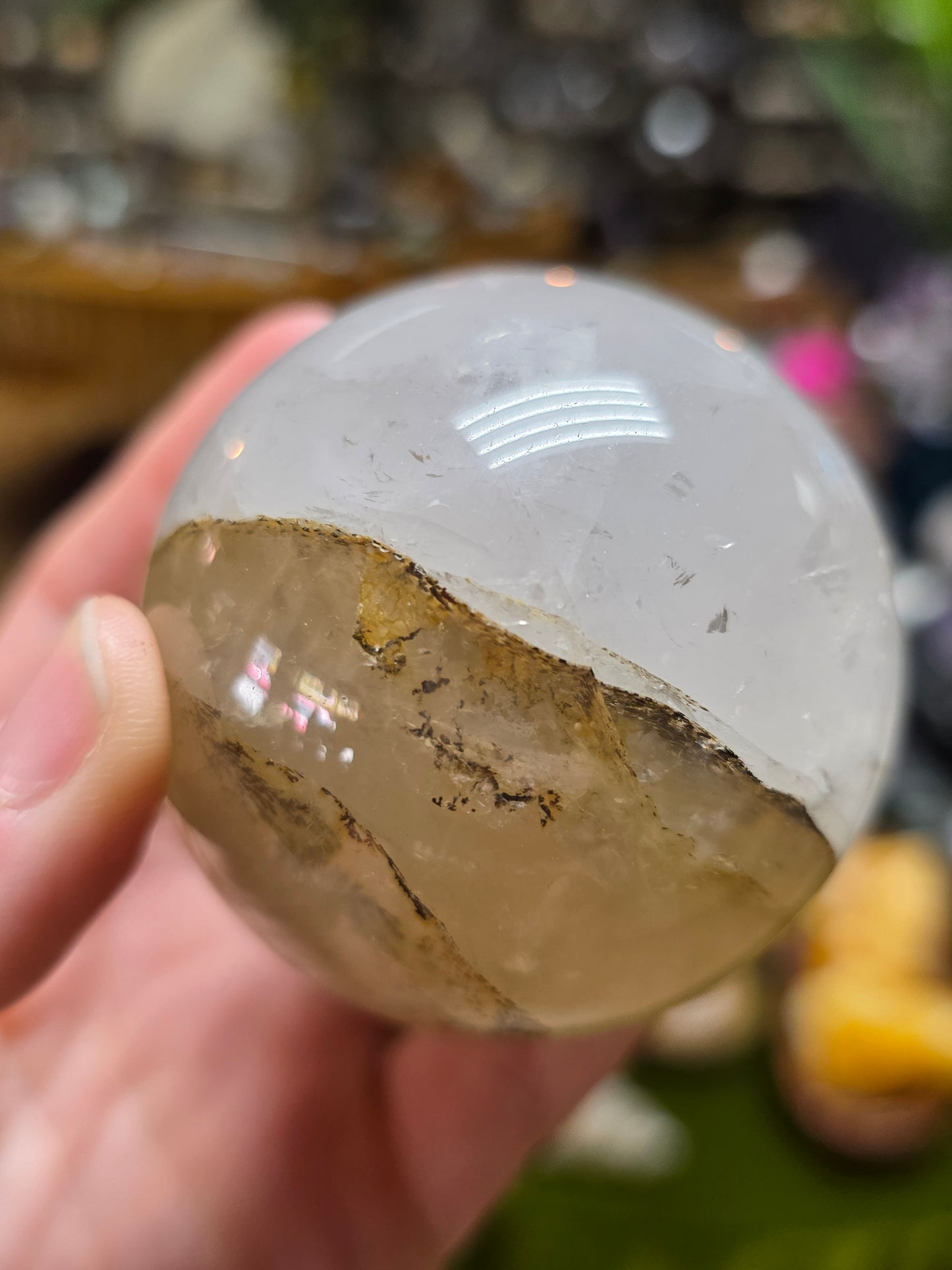 Dendritic Quartz Sphere