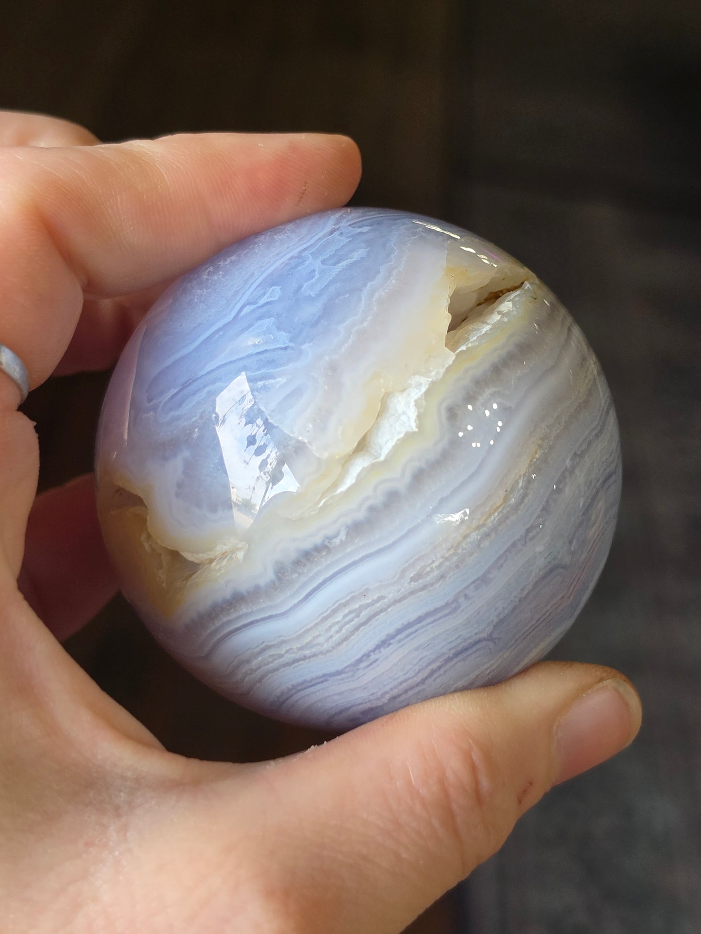 Blue Lace Agate Sphere