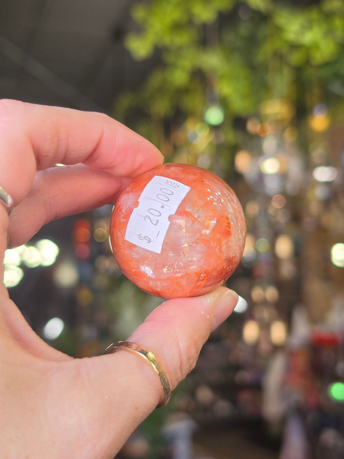 Fire Quartz Sphere