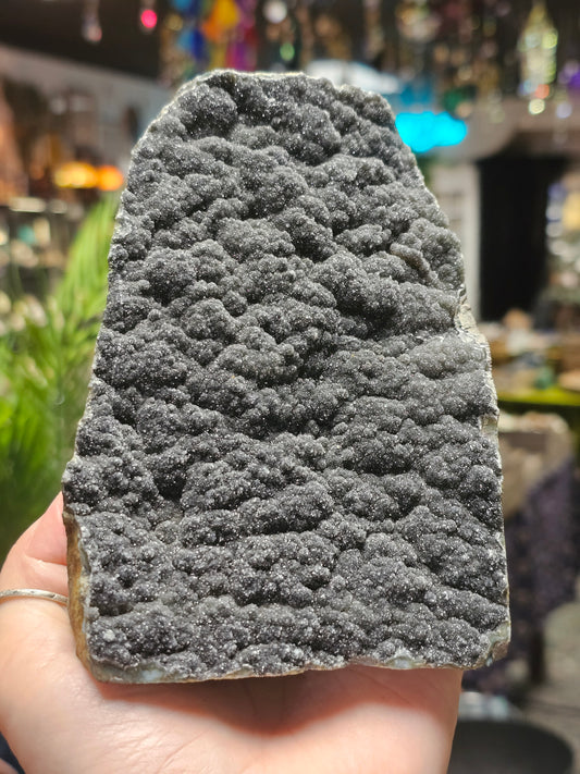 Black Amethyst Cut Base