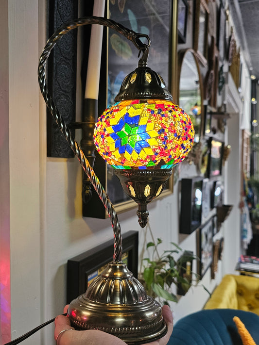 Mosaic Turkish Gooseneck Lamp