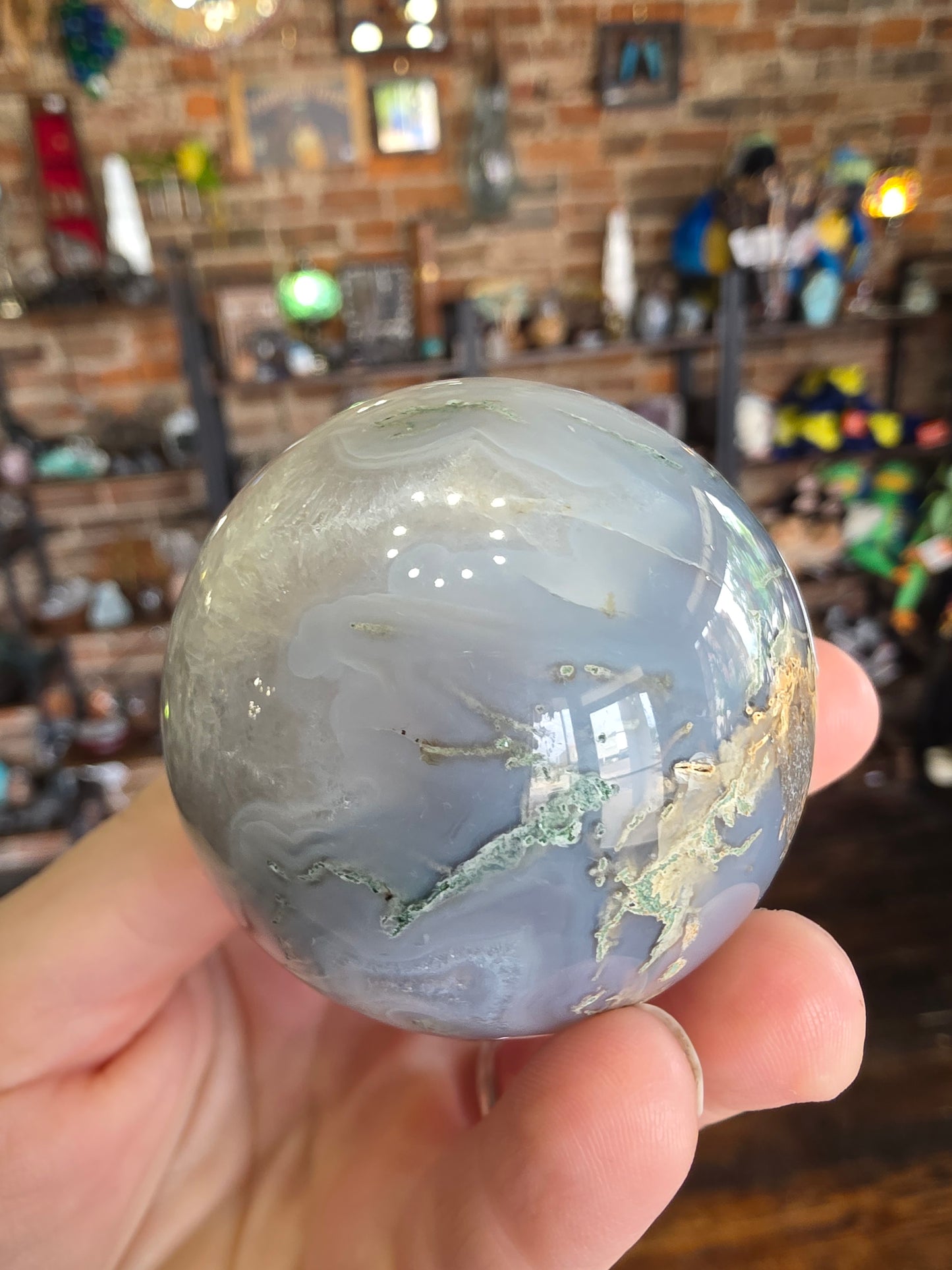 Moss Agate Sphere