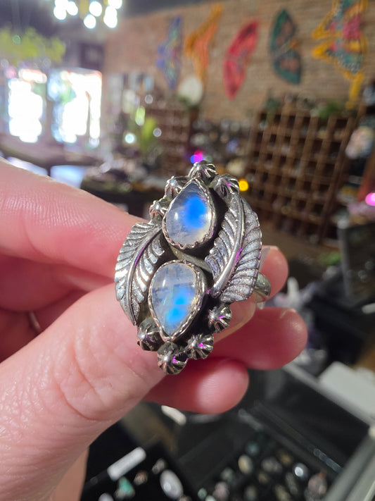 Moonstone Ring Size 9