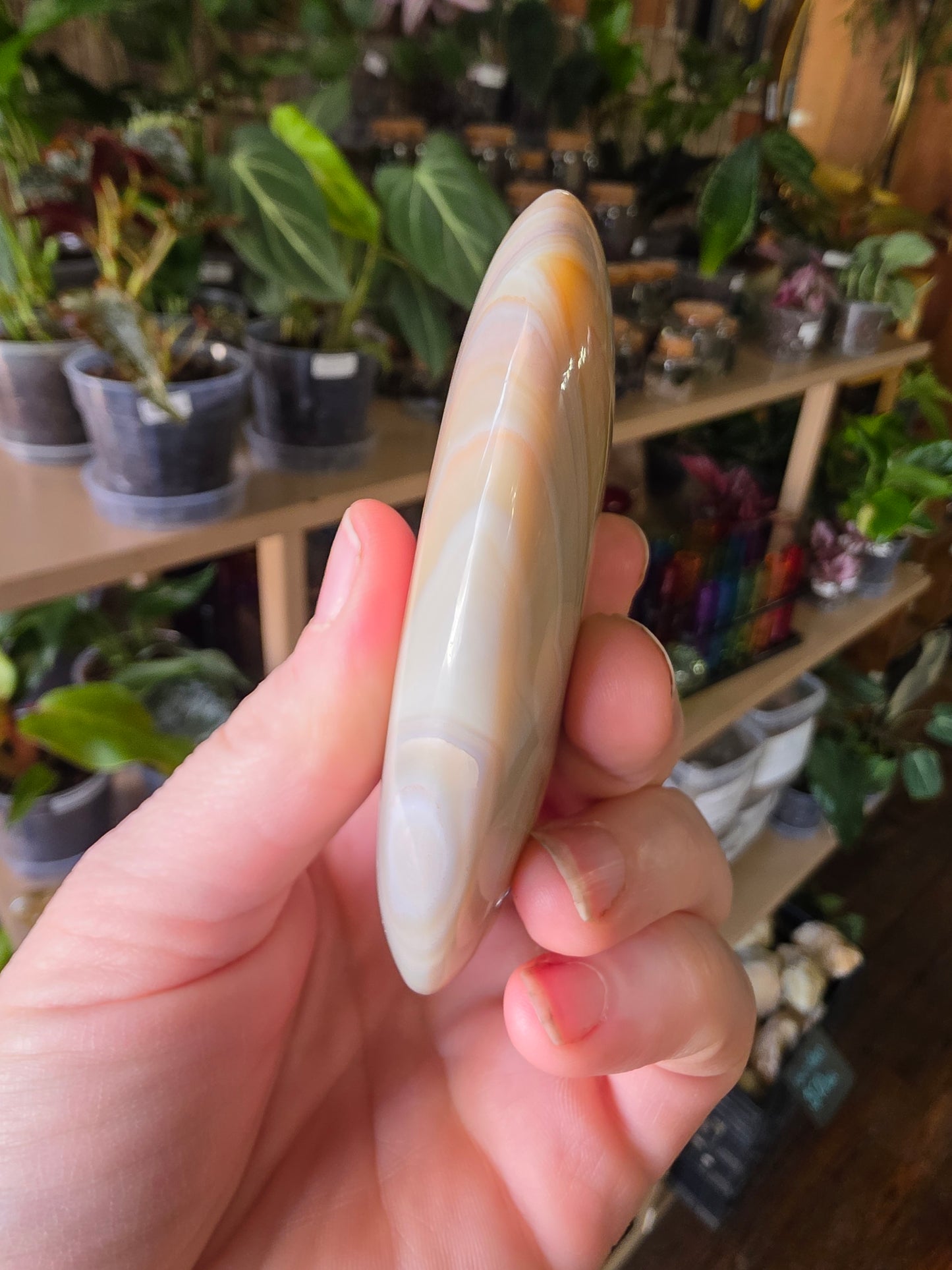 Large Banded Agate Palmstone