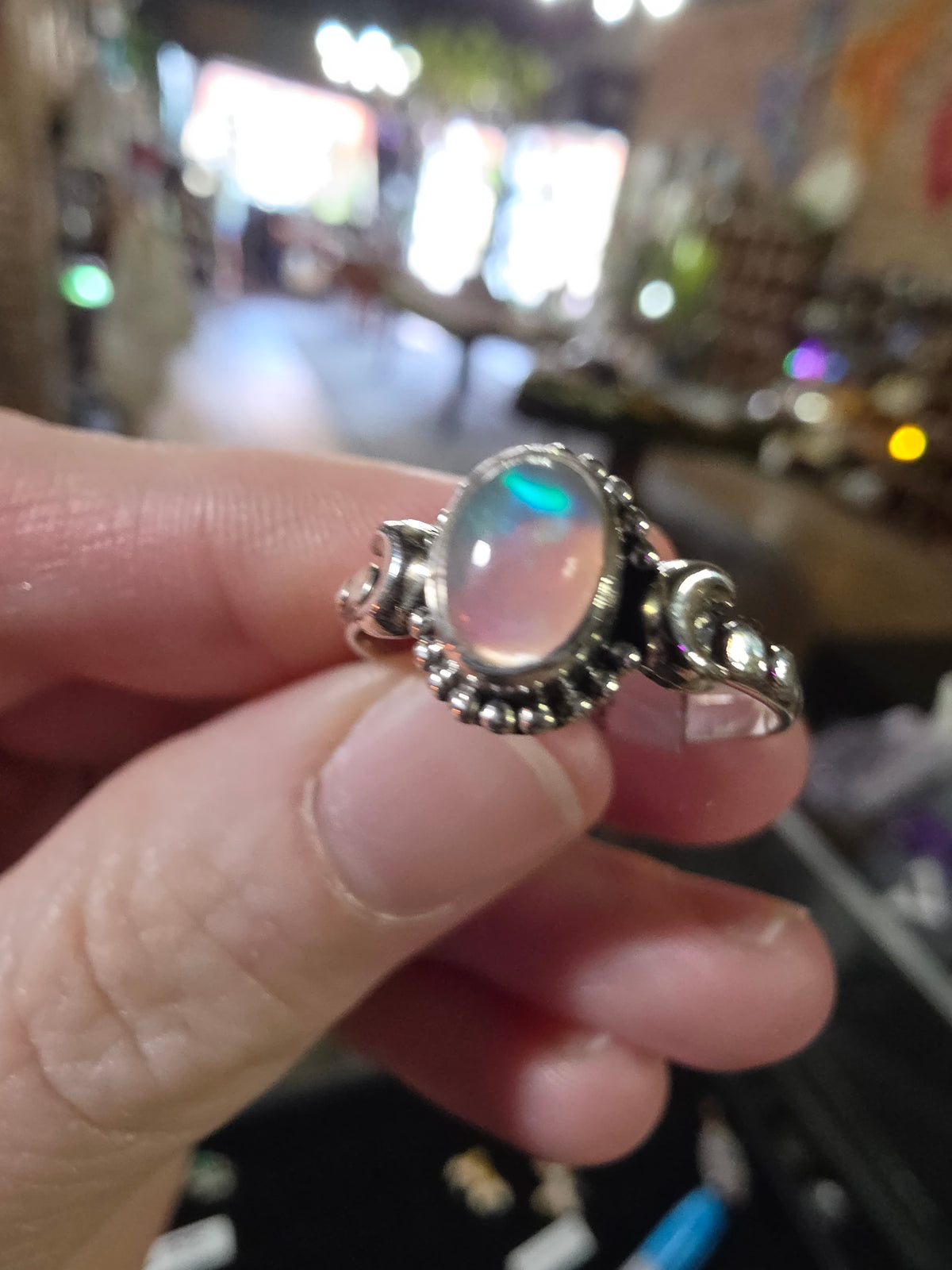 Ethiopian Welo Opal Ring Size 10