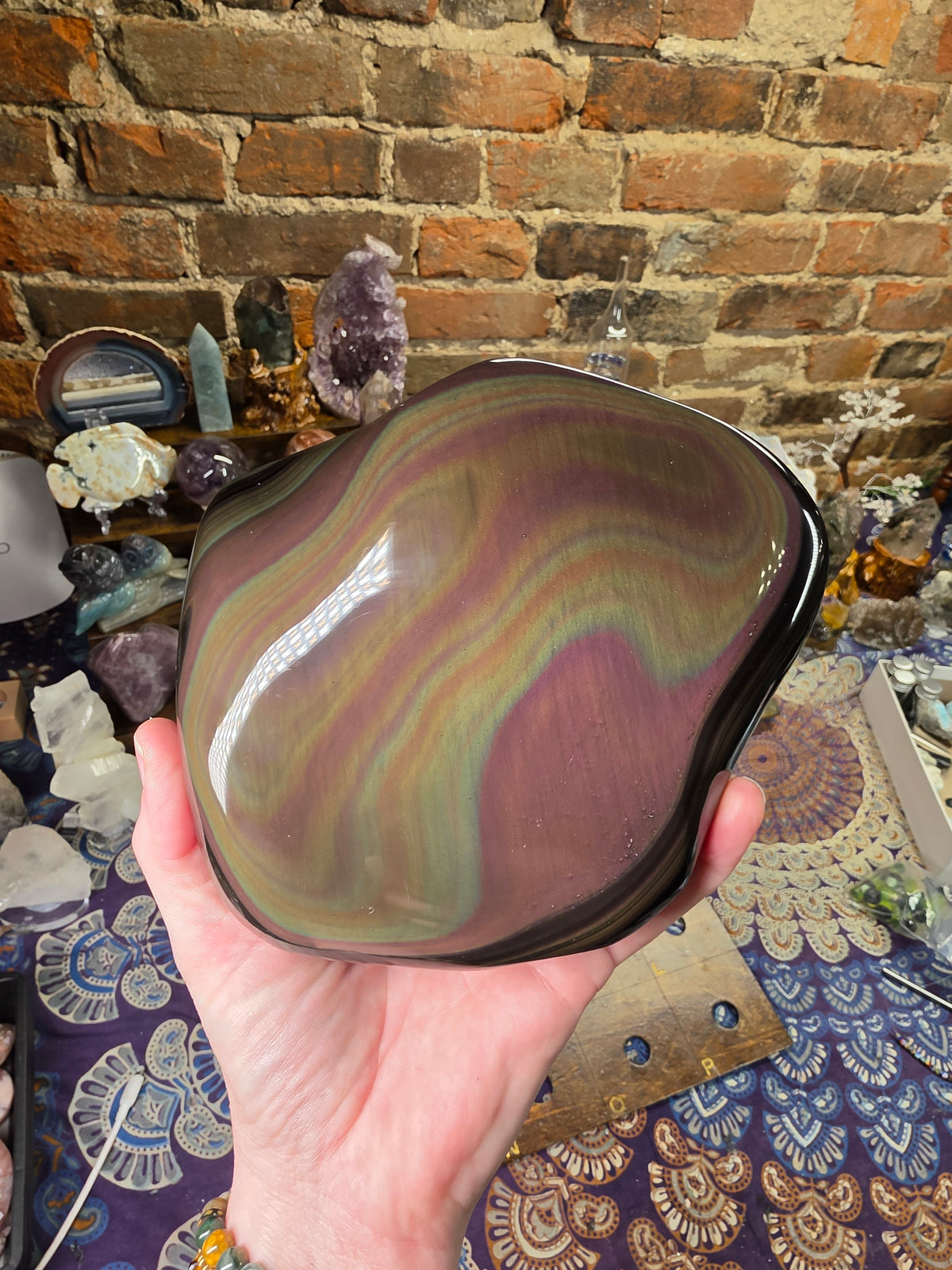 Rainbow Obsidian Freeform