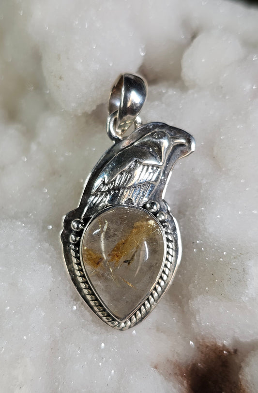 Rutilated Quartz Pendant