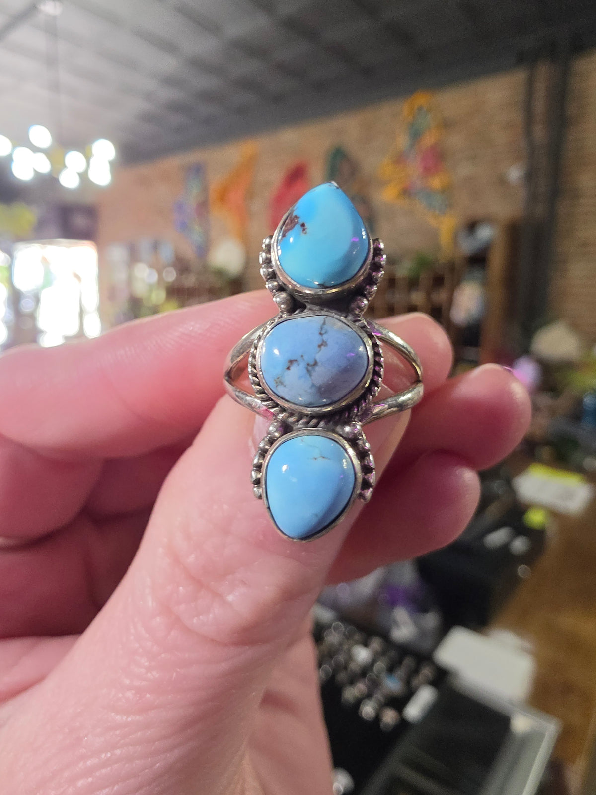 Golden Hills Turquoise Size 7
