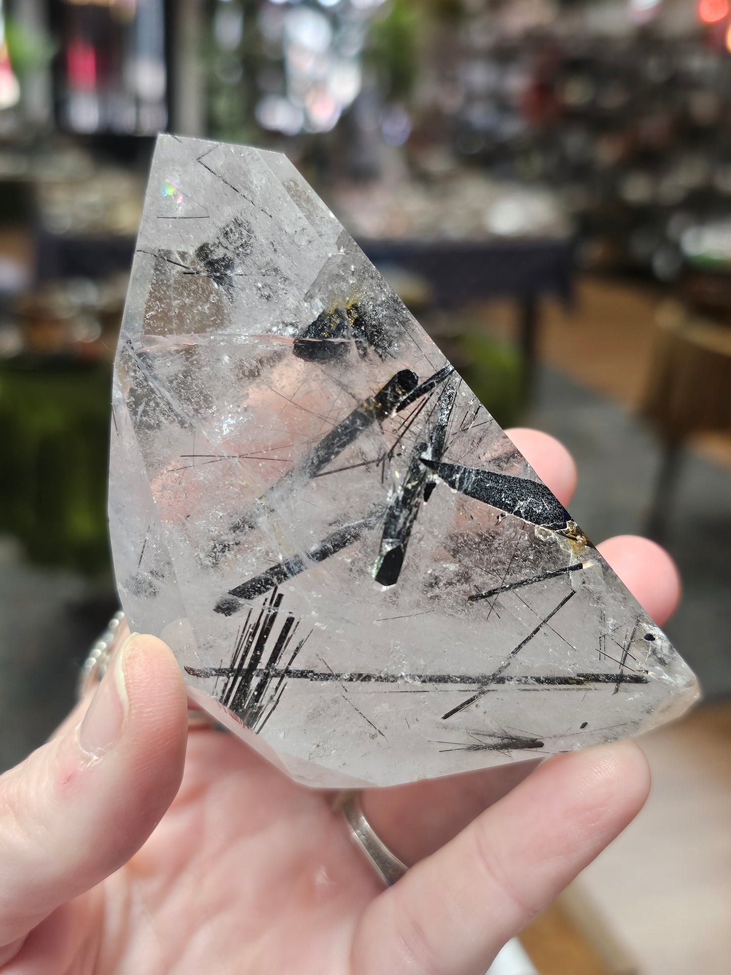 Tourmaline In Quartz Freeform