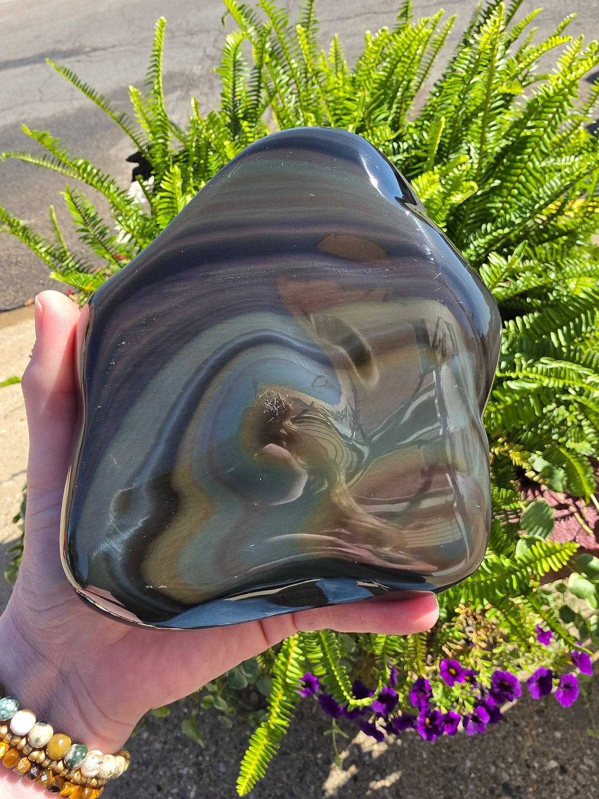 Rainbow Obsidian Freeform