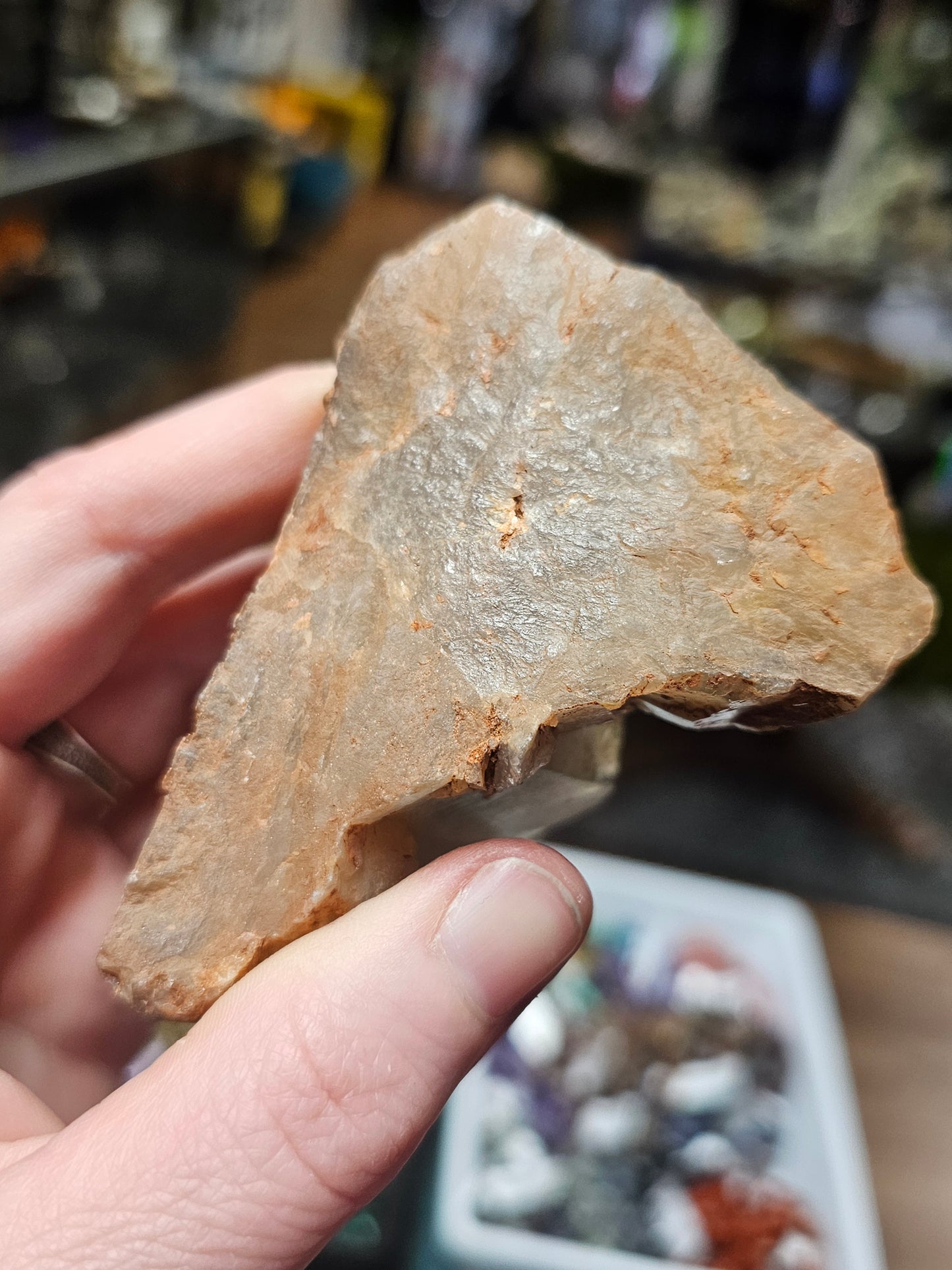 Included Smoky Quartz Cluster