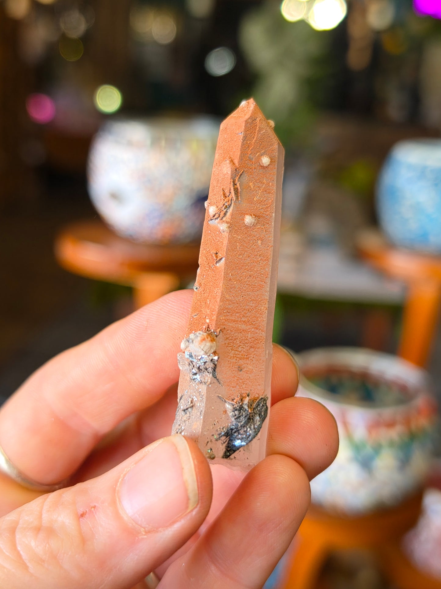 Specular Hematite on Quartz