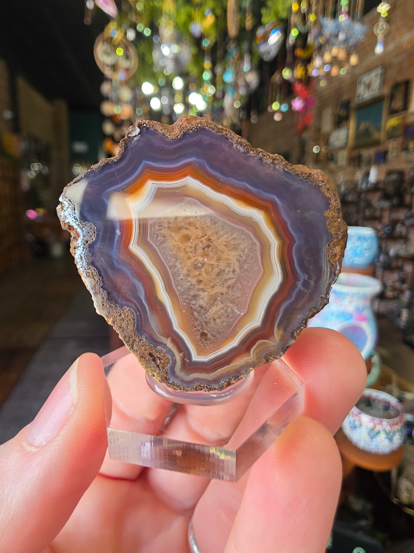 Malawi Agate Halve