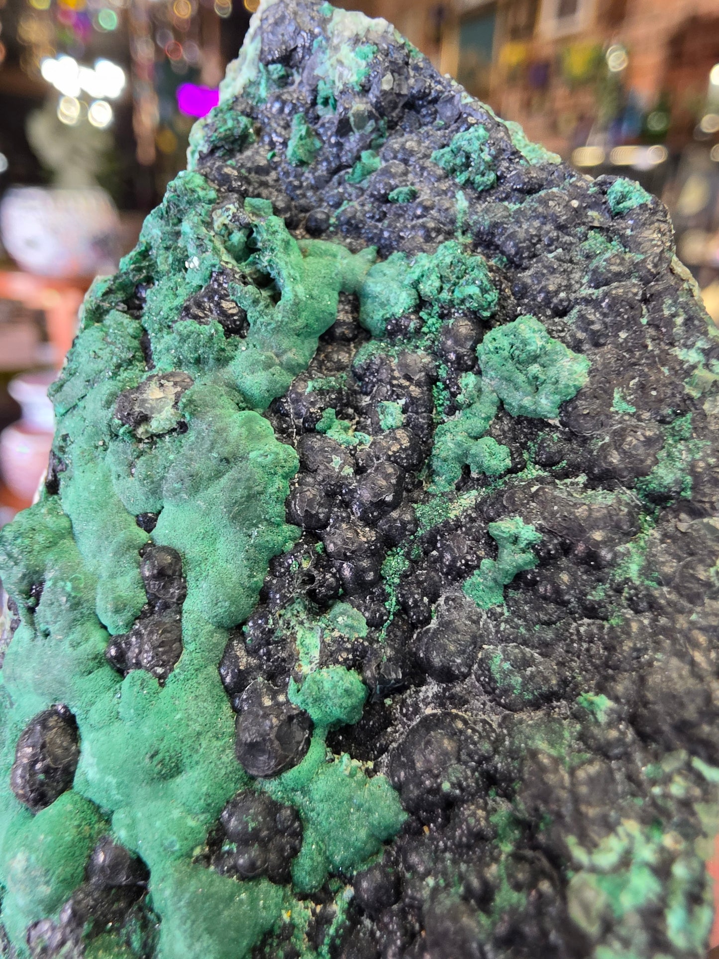 Heterogenite on Malchite