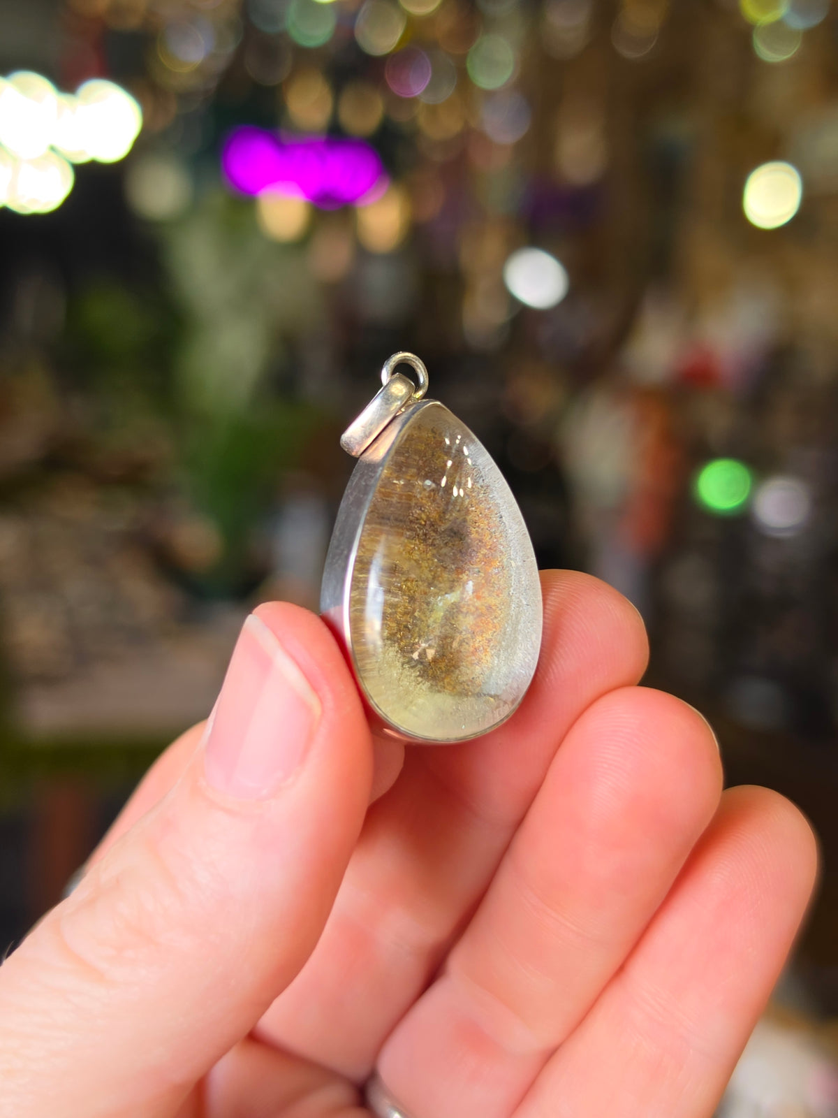 Included Quartz Pendant