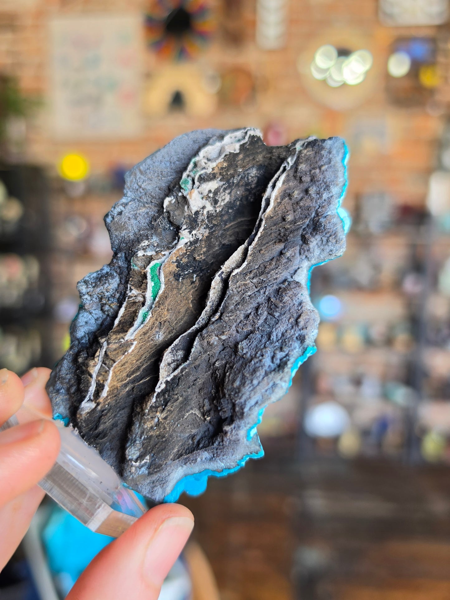 Chrysocolla and Malachite