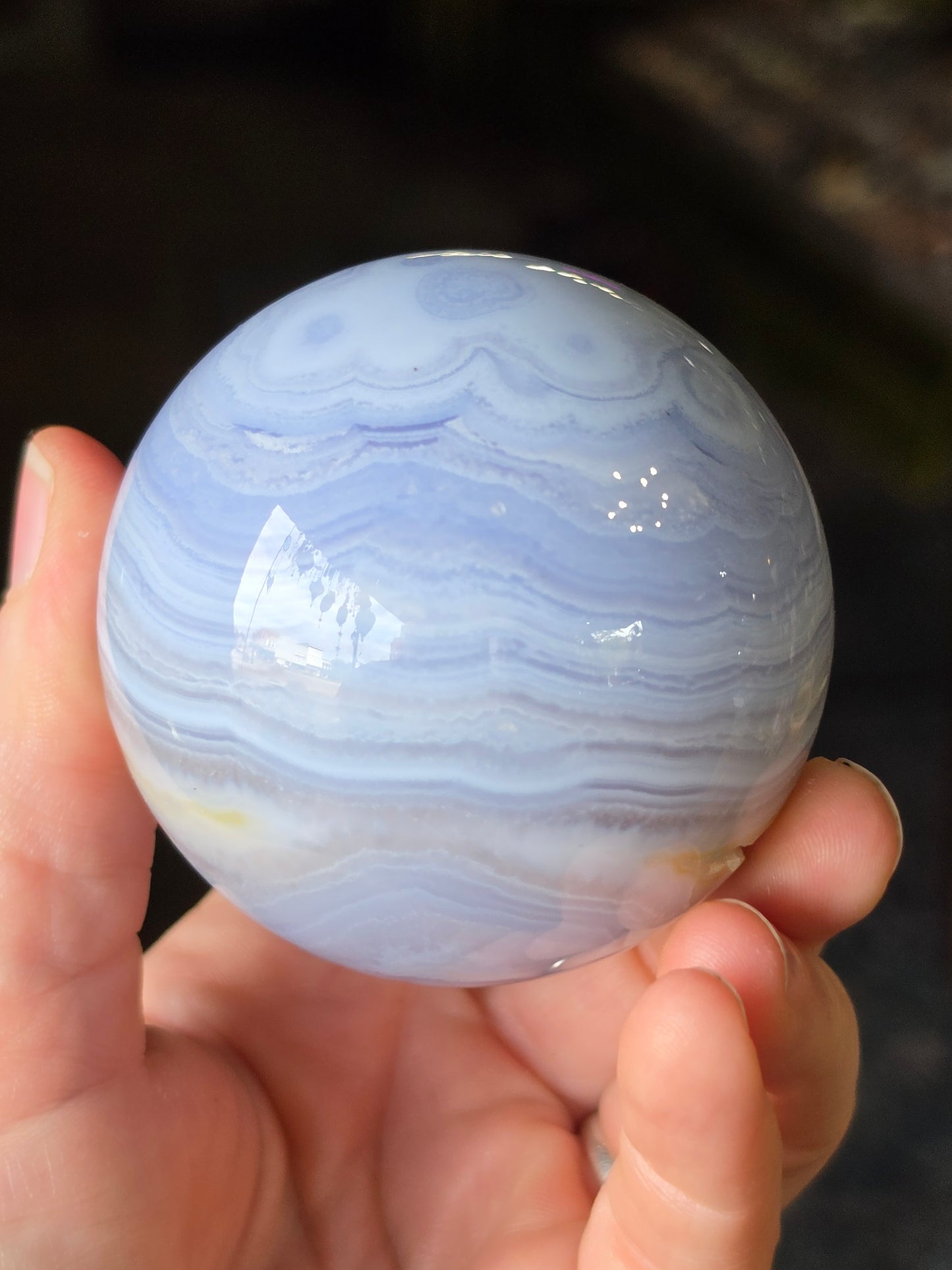 Blue Lace Agate Sphere