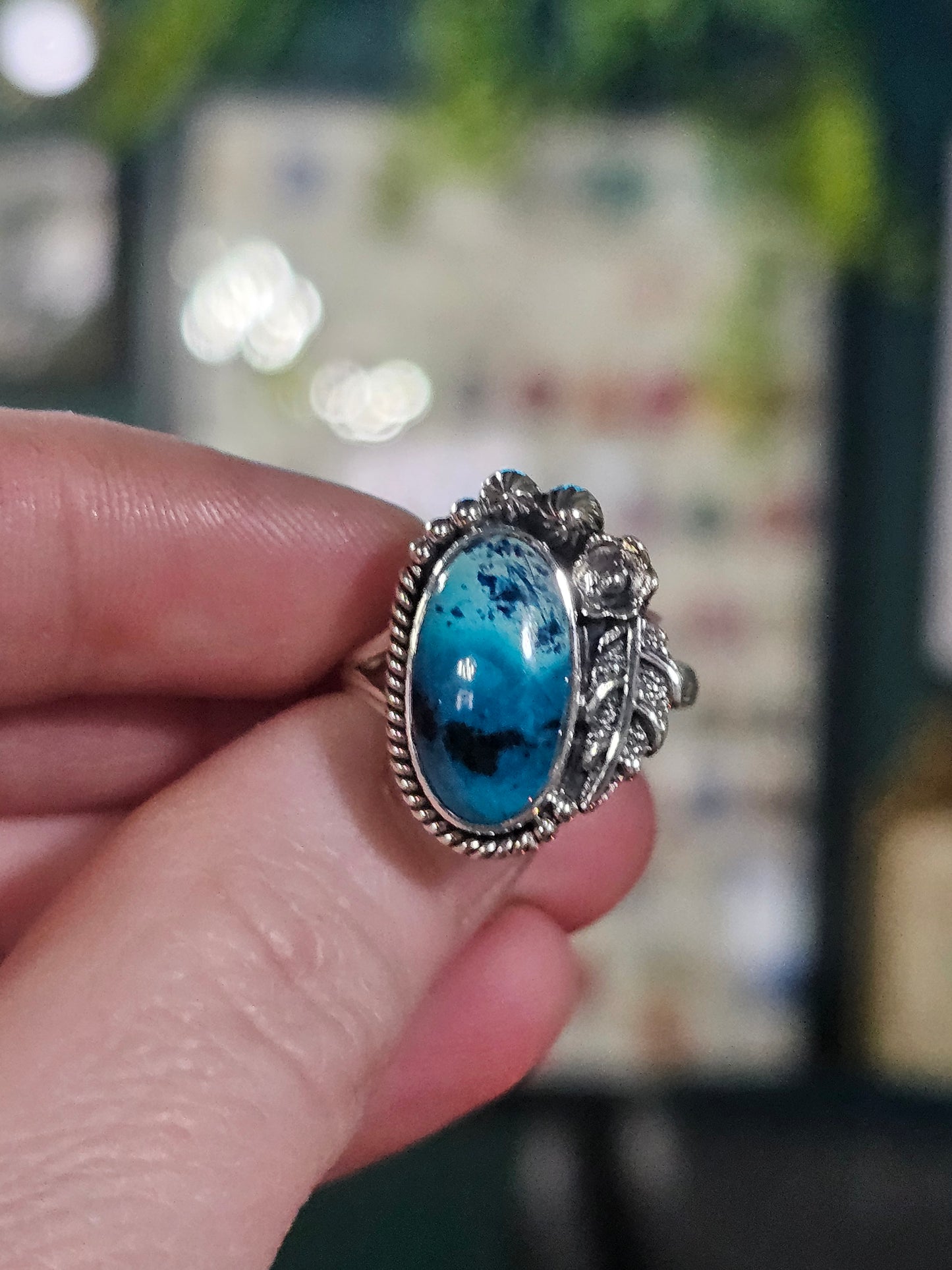 Size 9 Shattuckite Ring