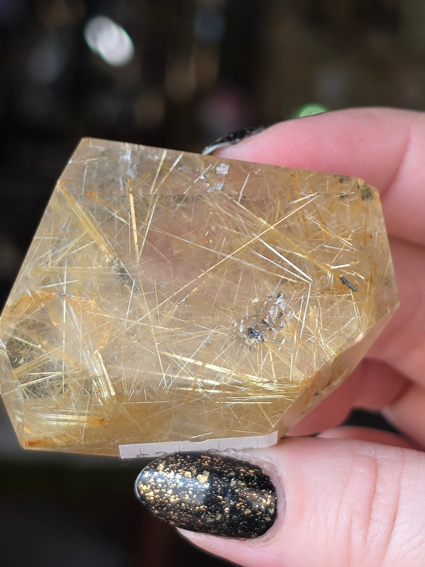 Golden Rutilated Quartz Free Form