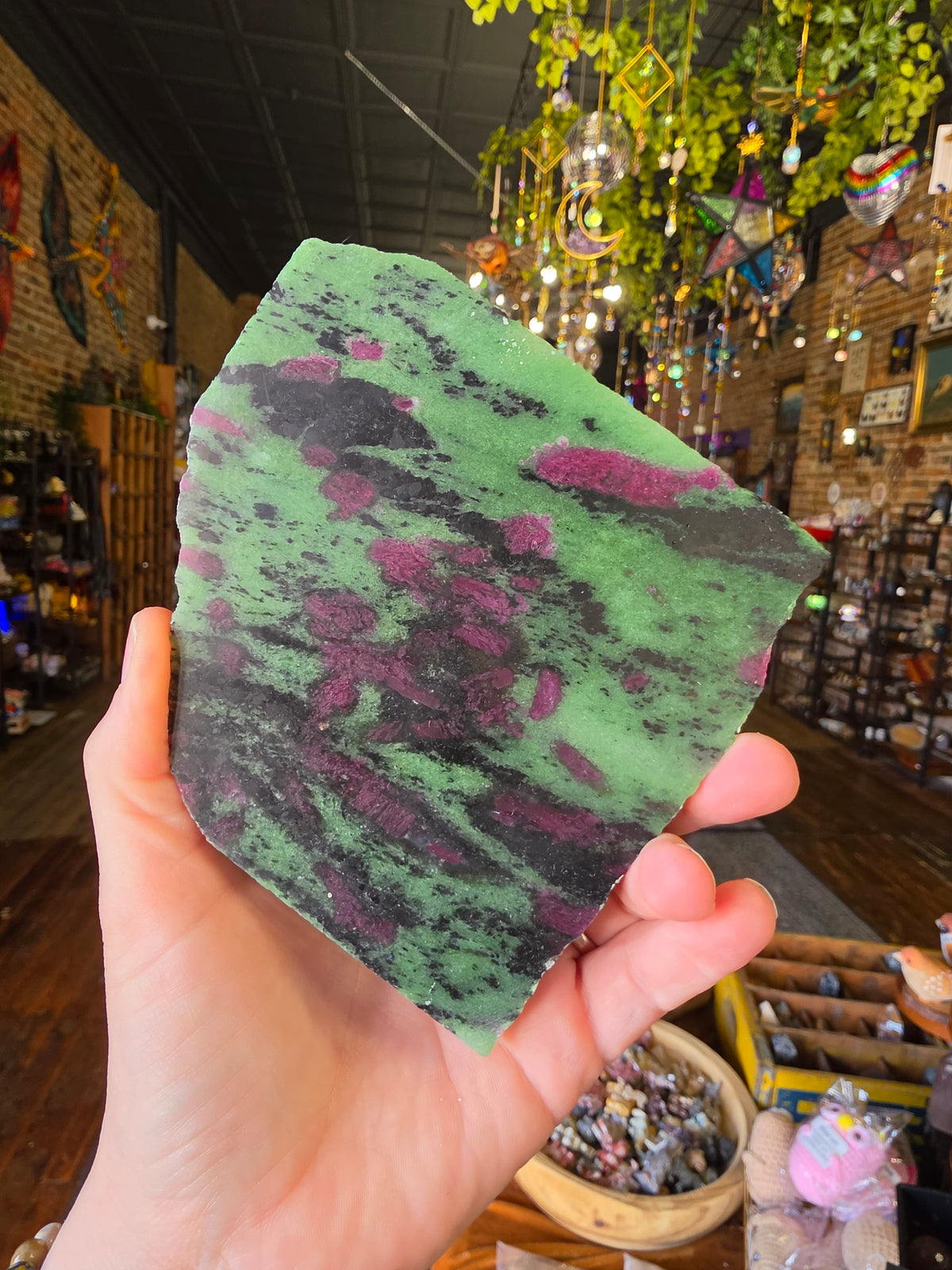 Ruby in Zoisite Slab