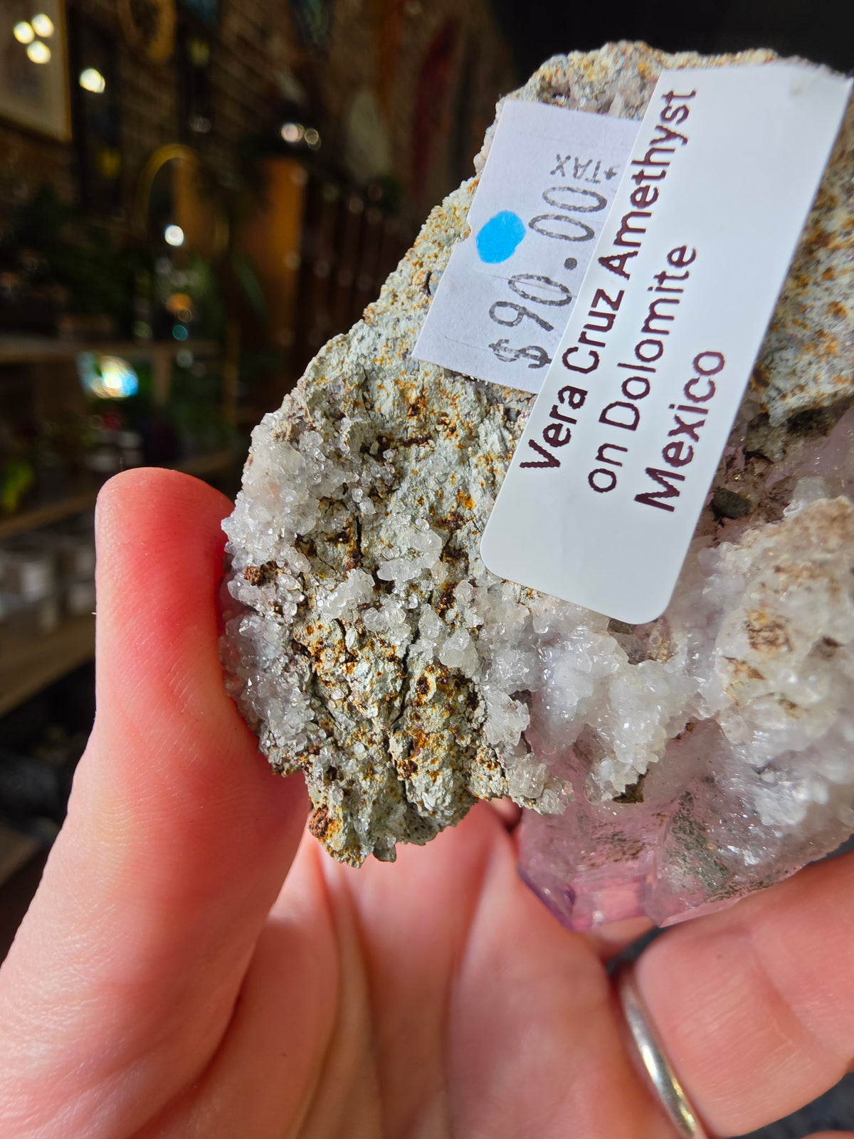 Vera Cruz Amethyst on Dolomite