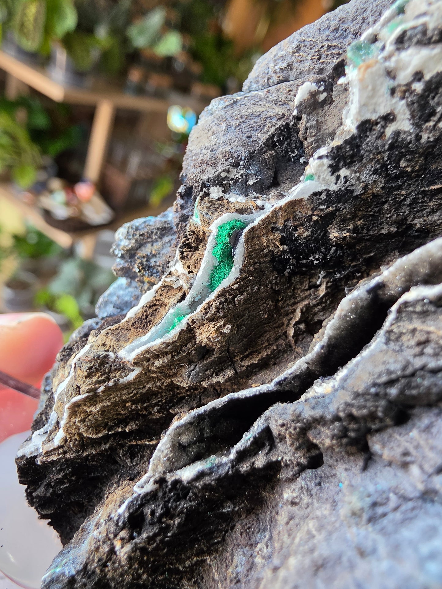 Chrysocolla and Malachite